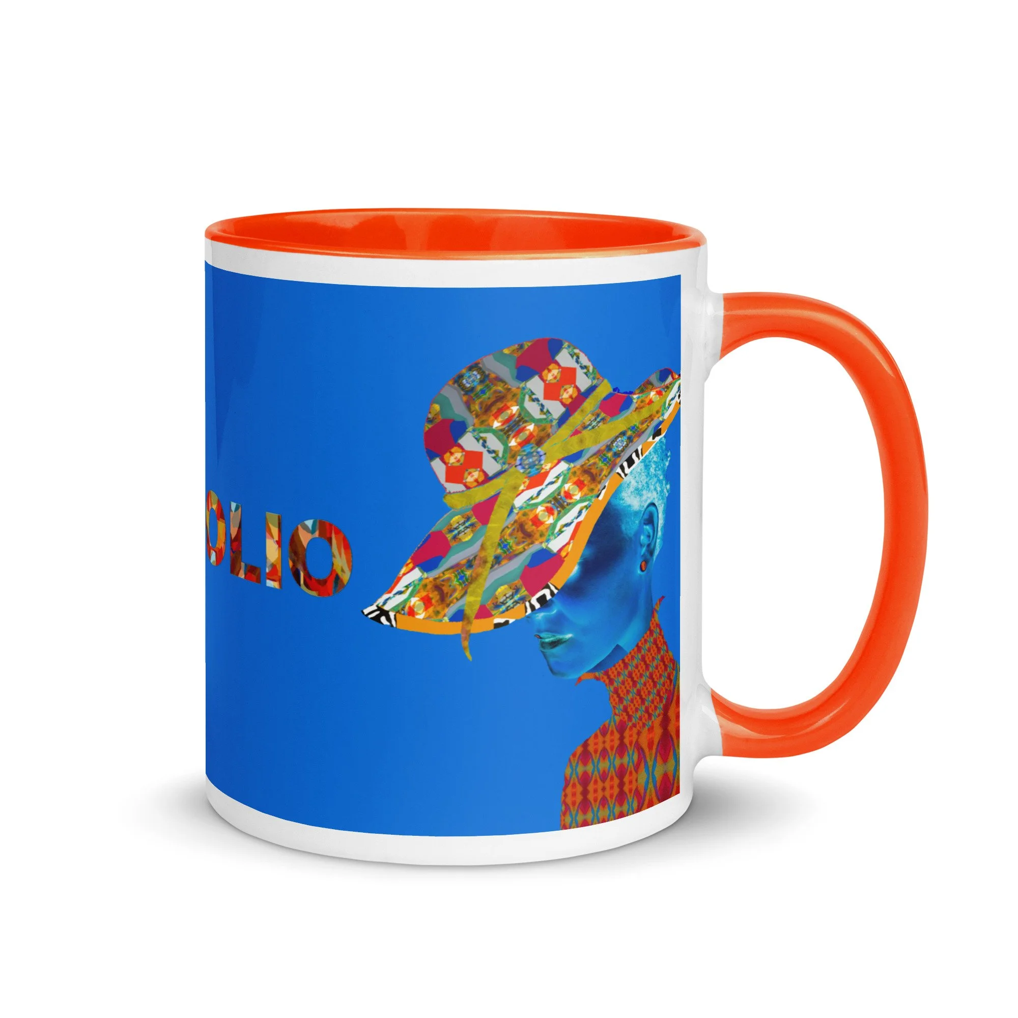" Low Profile " Mug with Color Inside