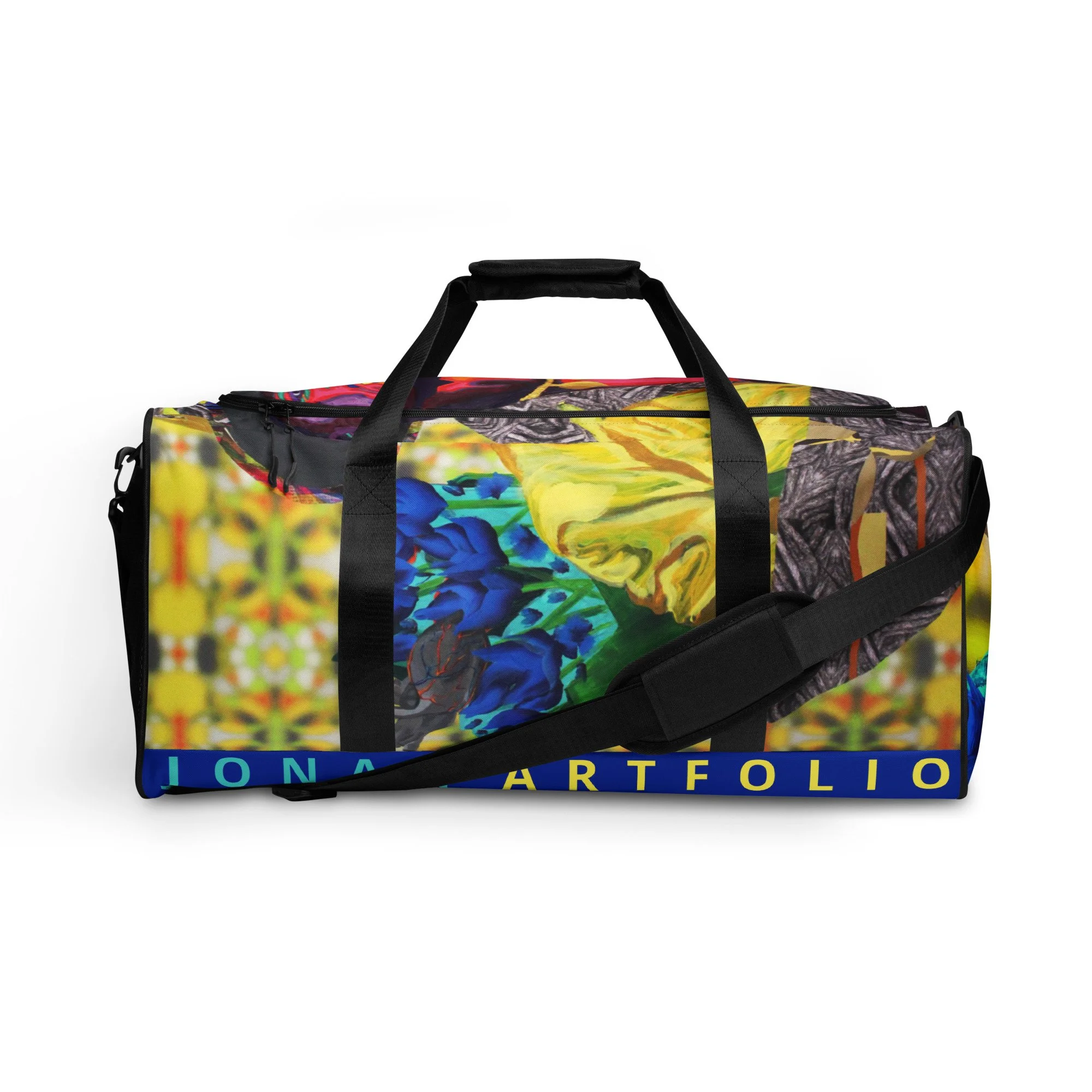 " I Bring You My Heart In Flowers " Men's Duffle bag