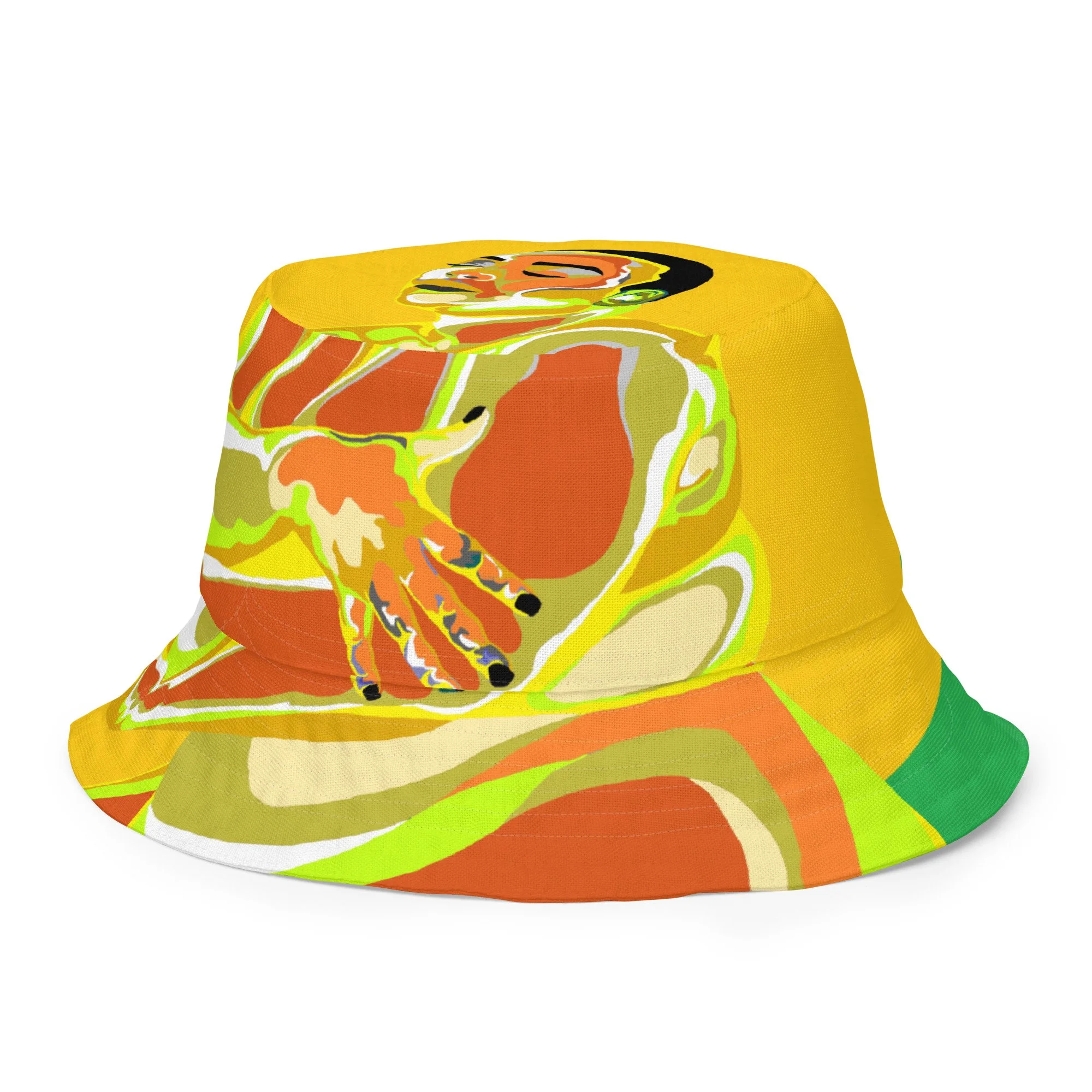 " Spaced Out " Men's Reversible bucket hat