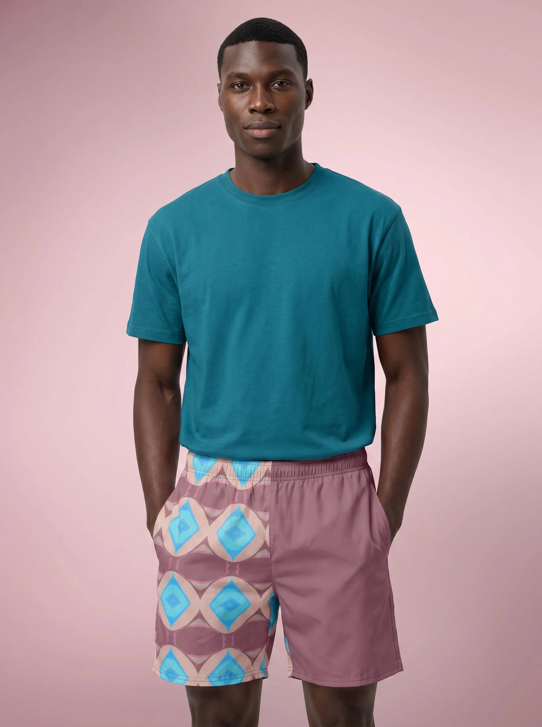 " Purp's the Word " Men's Recycled Swim Trunks