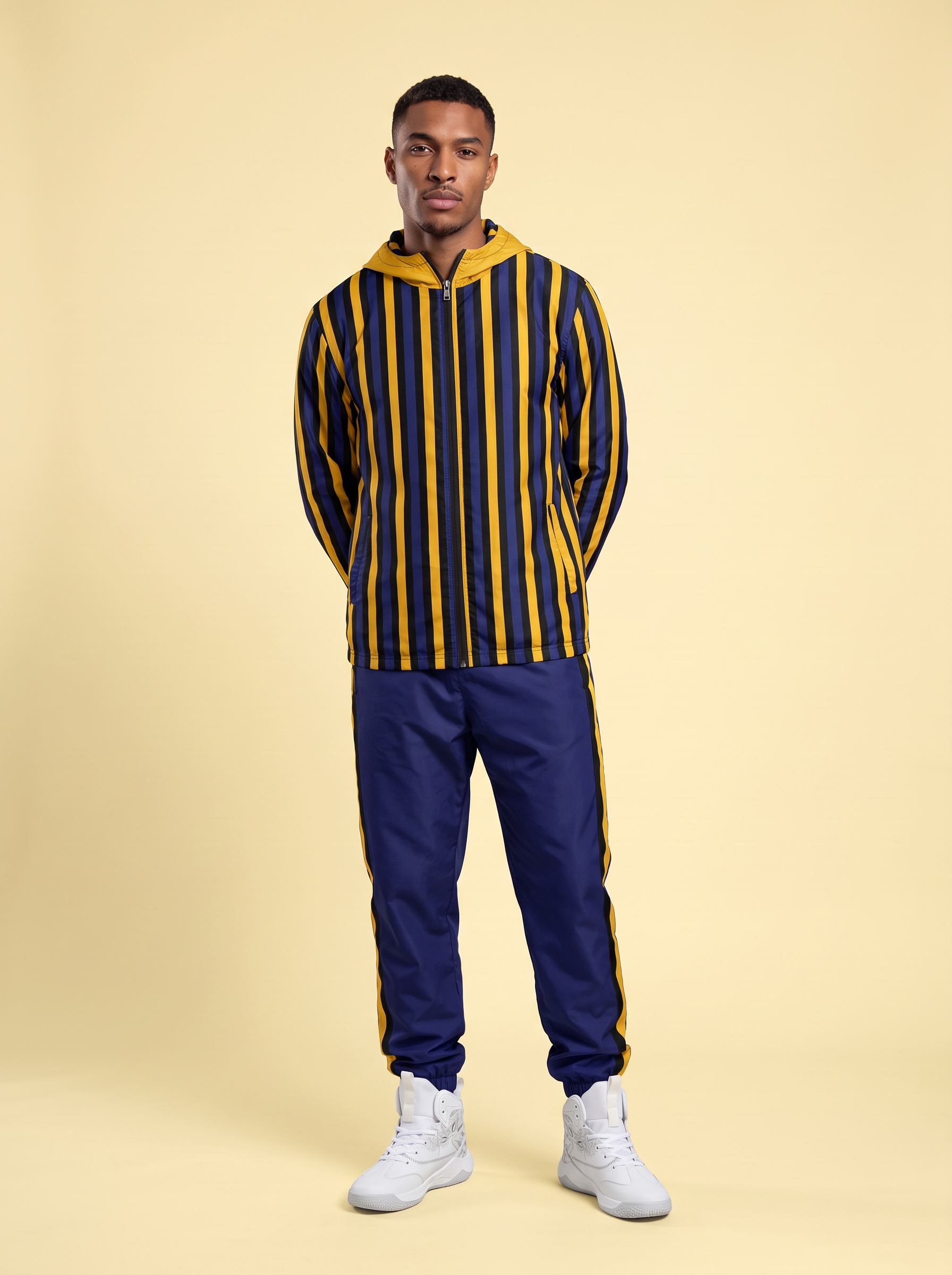 " Straight No Chaser " Men’s windbreaker