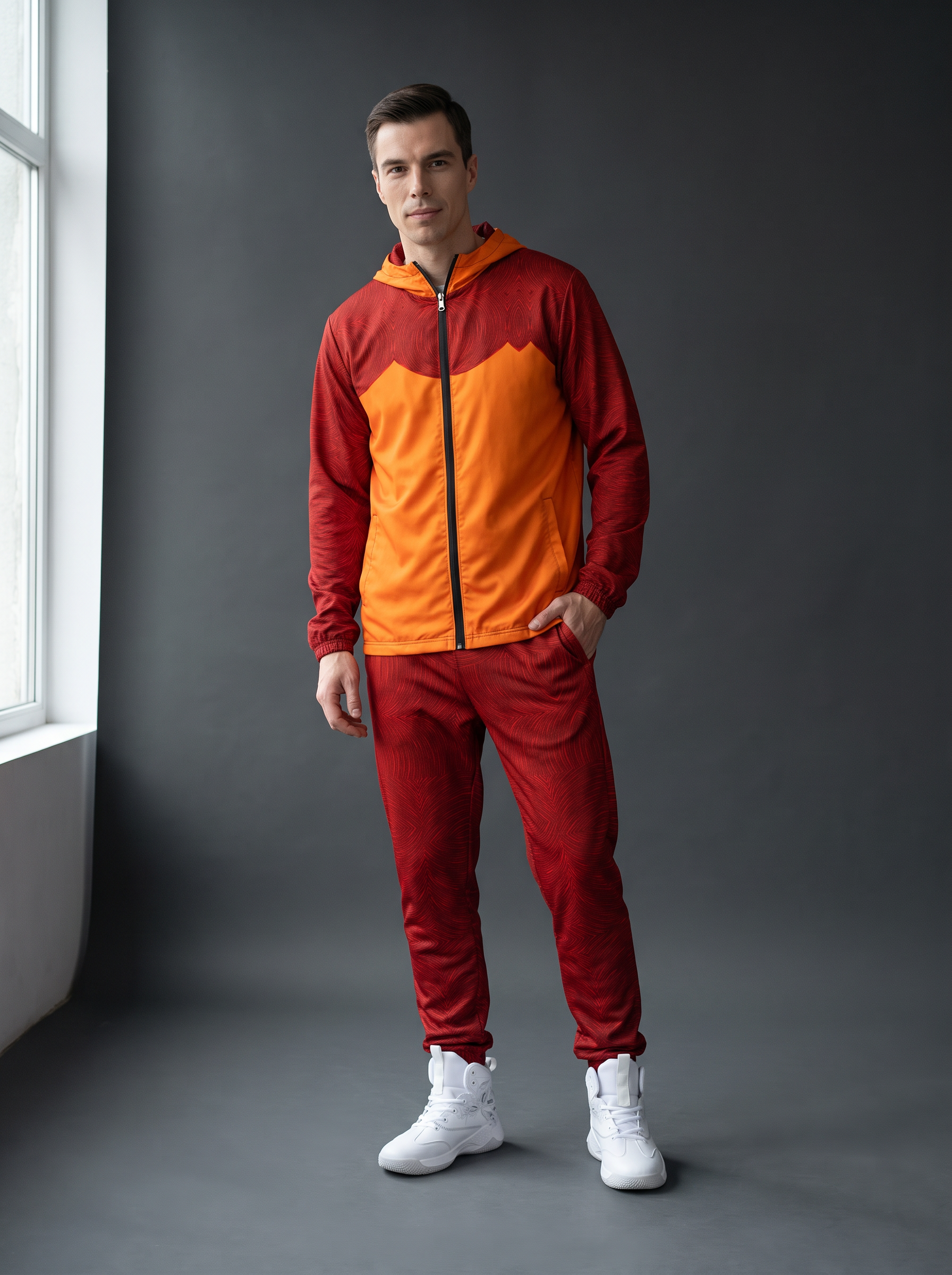 " Sunset " Men’s windbreaker