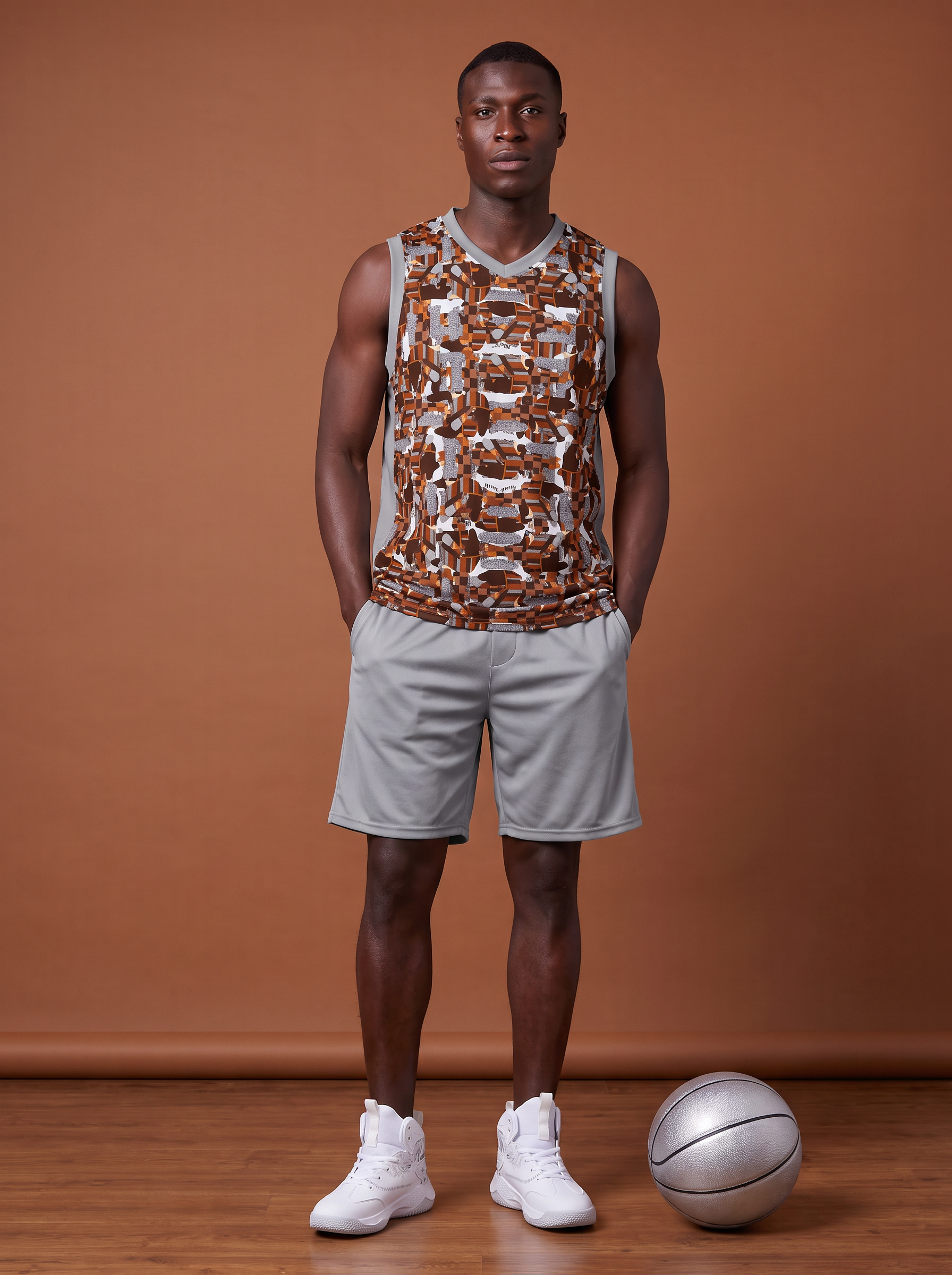 " Morning Cup of Joe " Recycled Men's basketball jersey