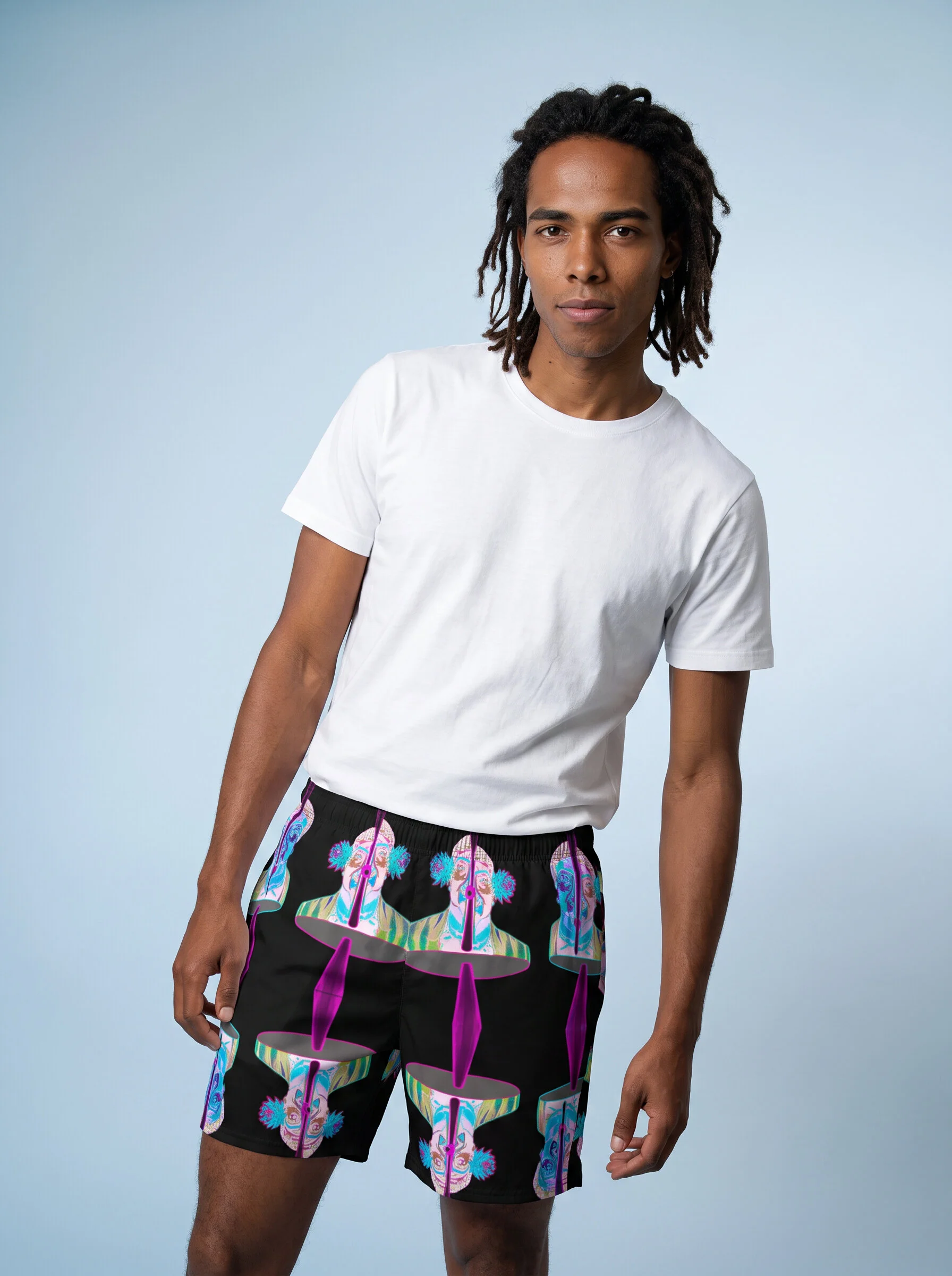 " Seeds of Light " Men's Recycled Swim Trunks