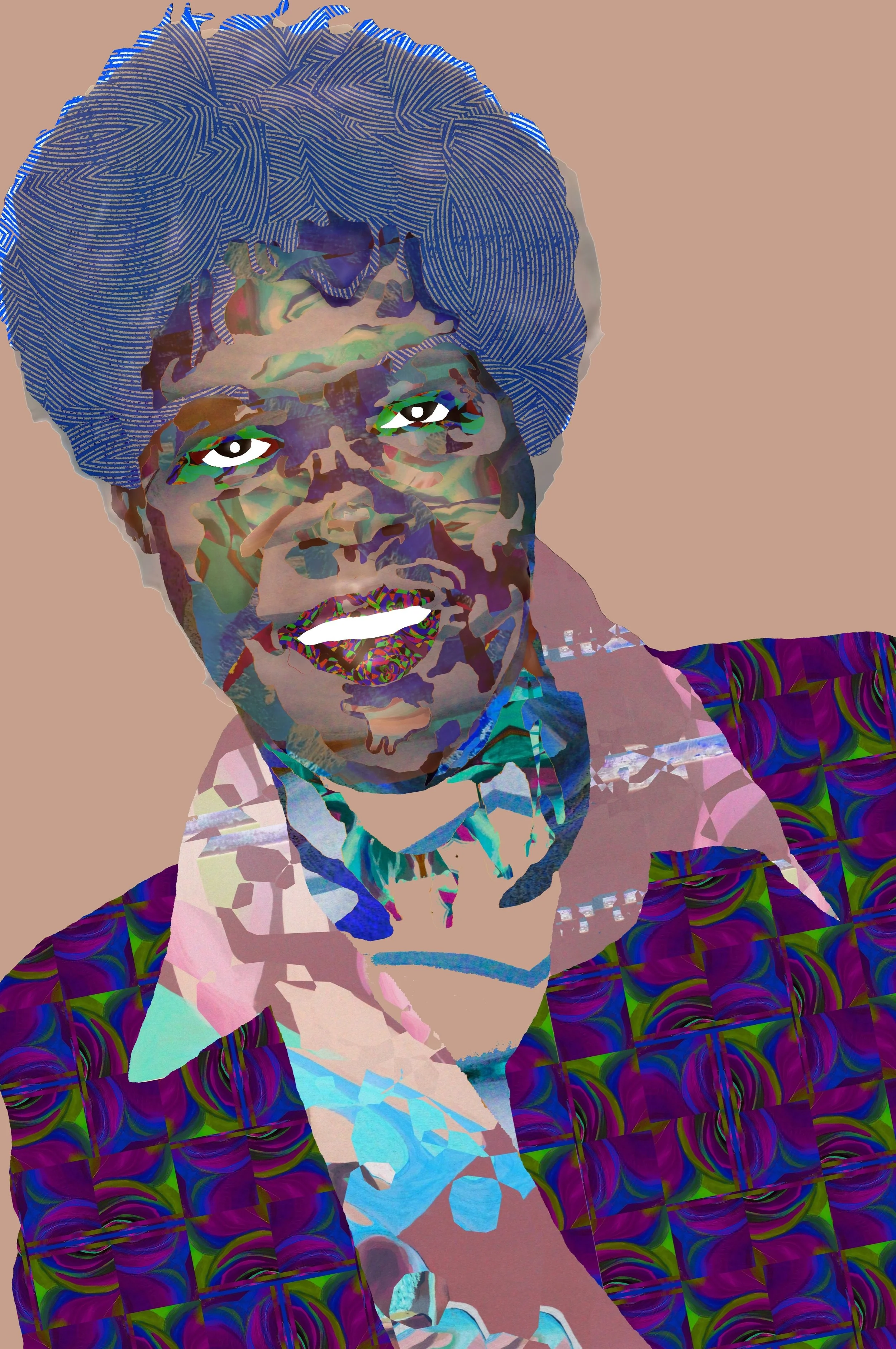 " A Lady & Her Scarf "     Medium: Photography & graphic design and photography.