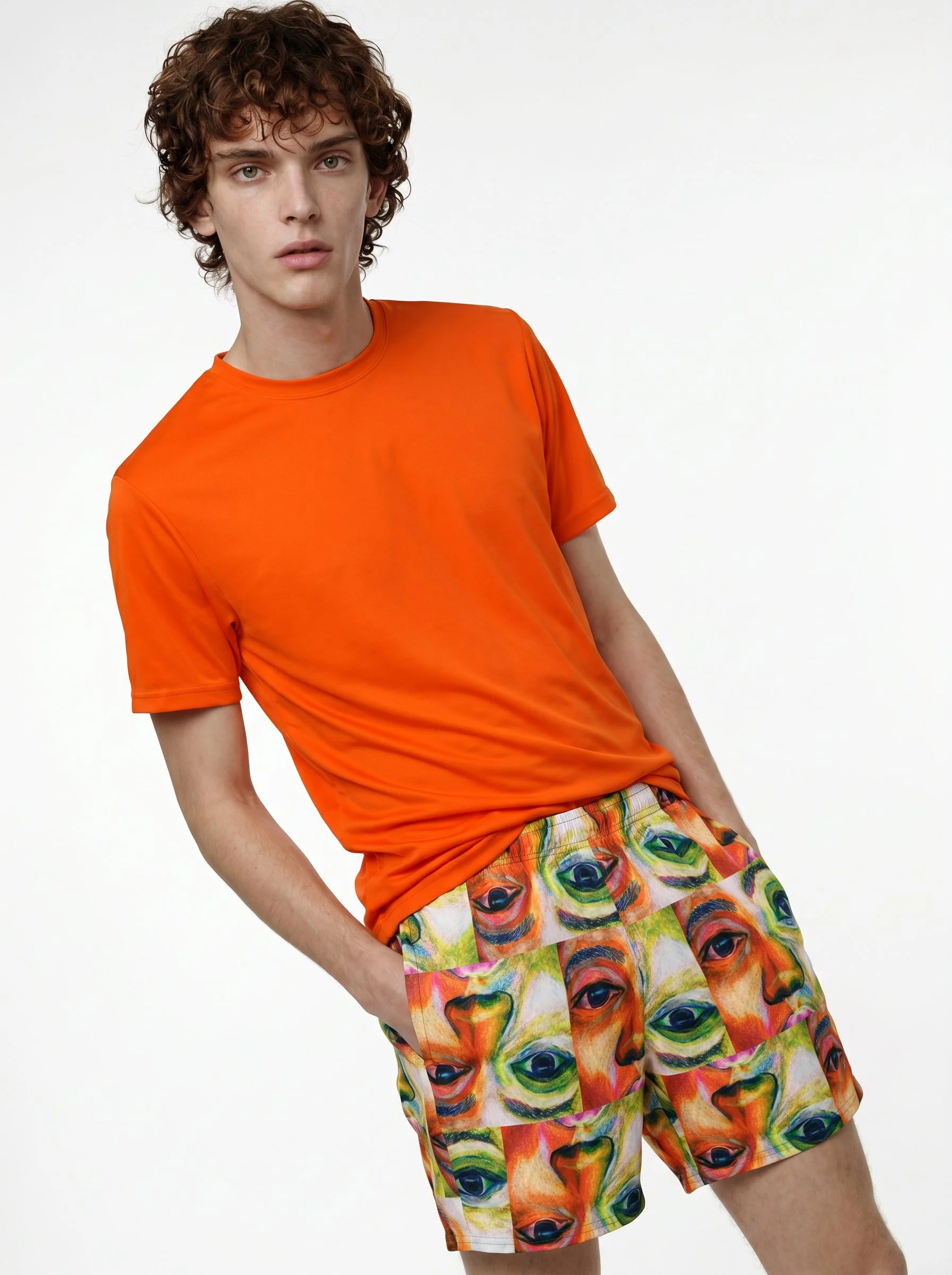 " Close Up " Men's Recycled Swim Trunks