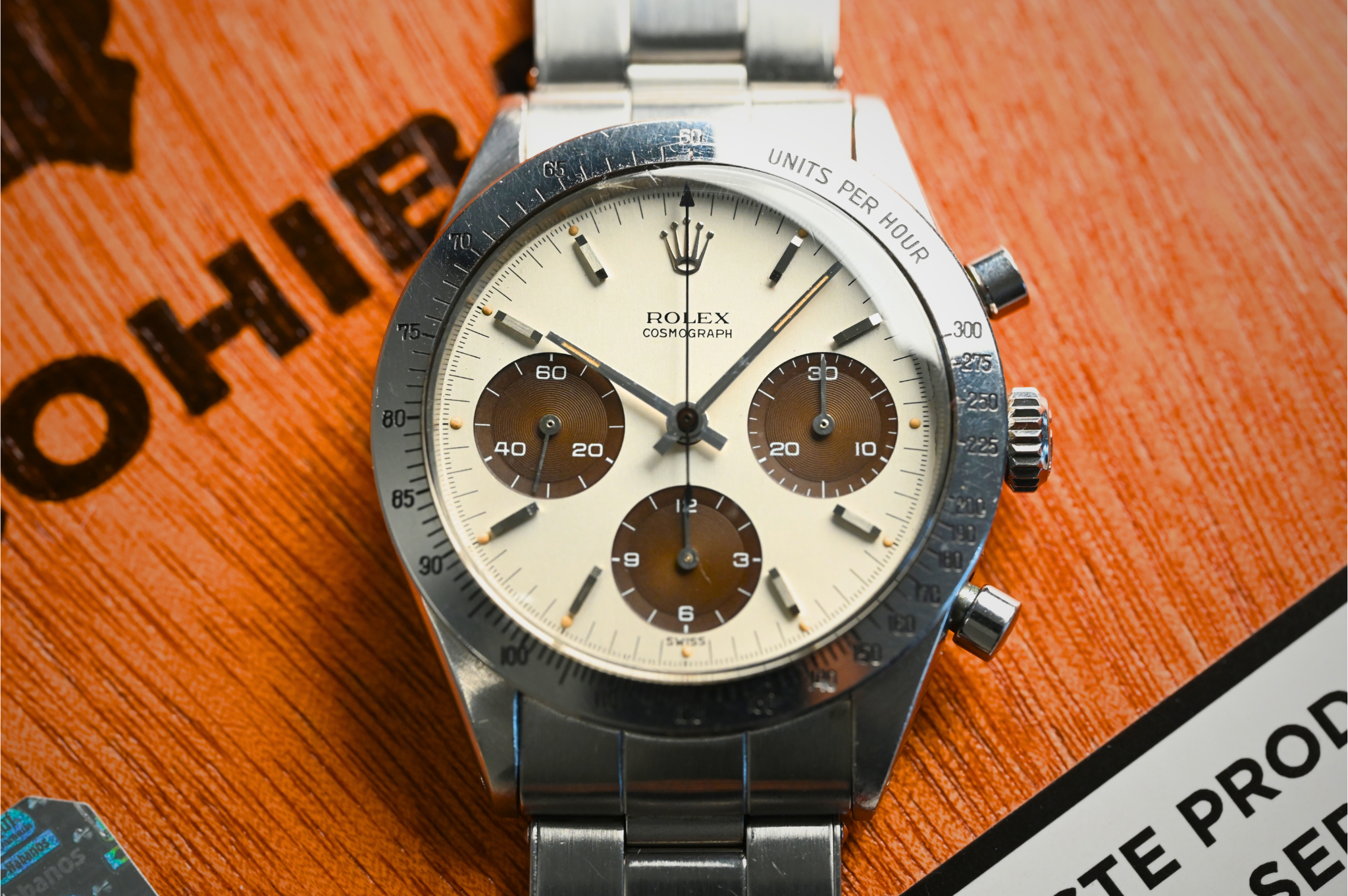 Rolex 6239 Daytona Cream Double Swiss “Tropical” (SOLD)
