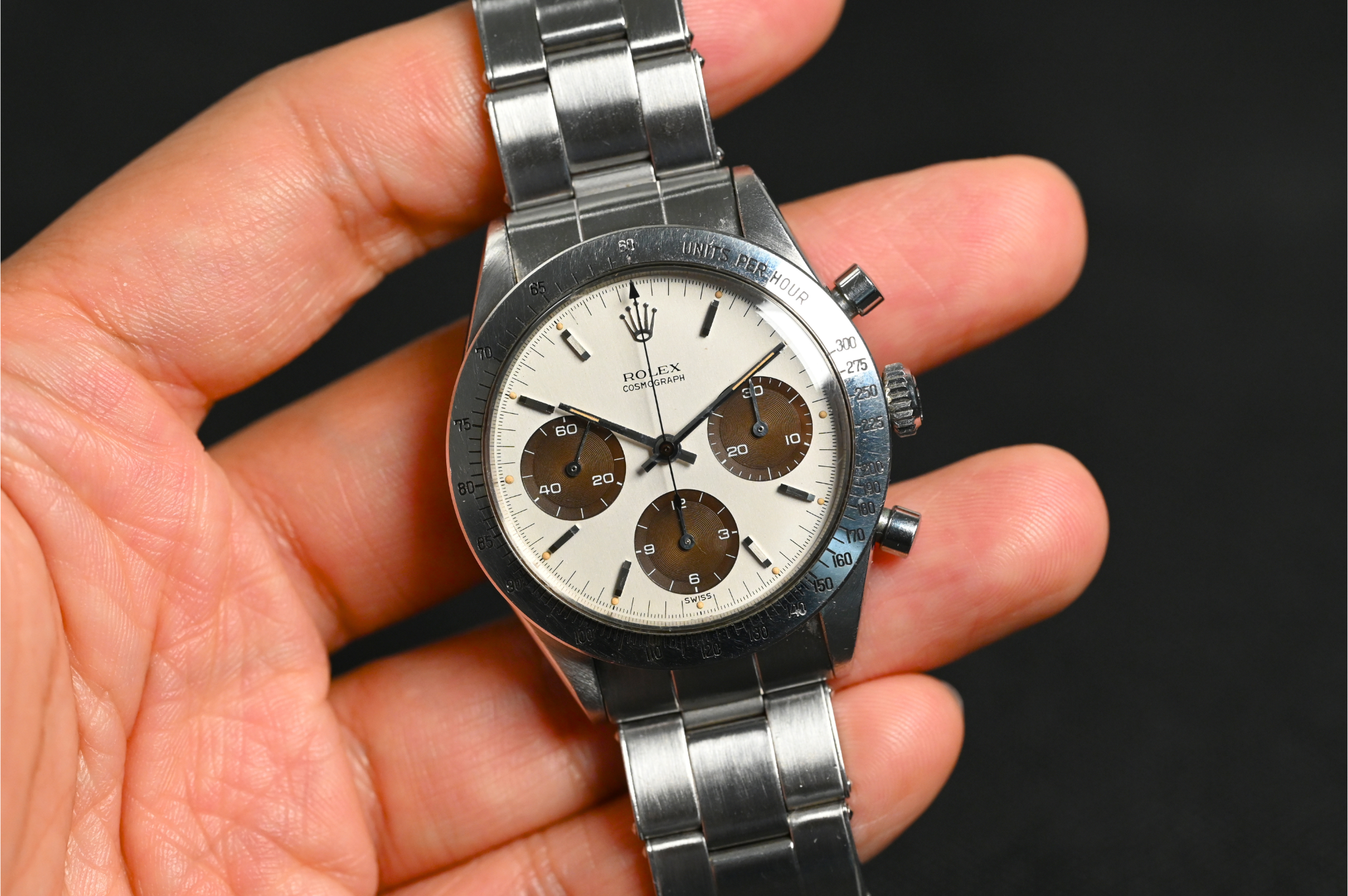 Rolex 6239 Daytona Cream Double Swiss “Tropical” (SOLD)