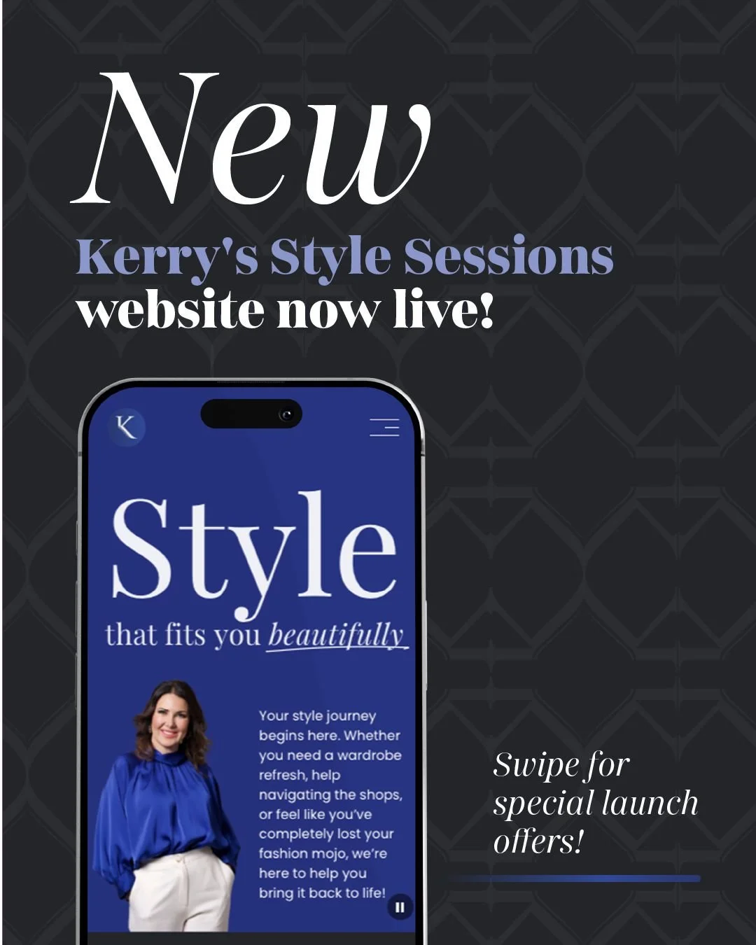 ✨ It&rsquo;s here! ✨
The brand spanking new Kerry&rsquo;s Style Sessions website is now live!
Head over to www.KerrysStyleSessions.com.au and take it for a spin!

Let me know what you think of our glow up in the comments.
And do yourself a favour and