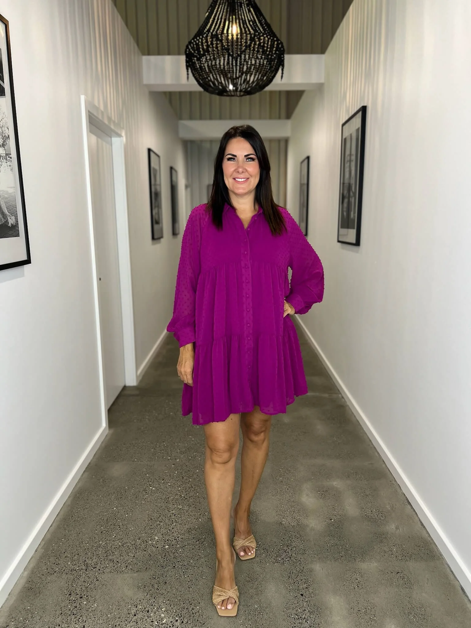 KSS-dress-hire-Kerry-Brownell-maroon-short-dress-3.jpeg