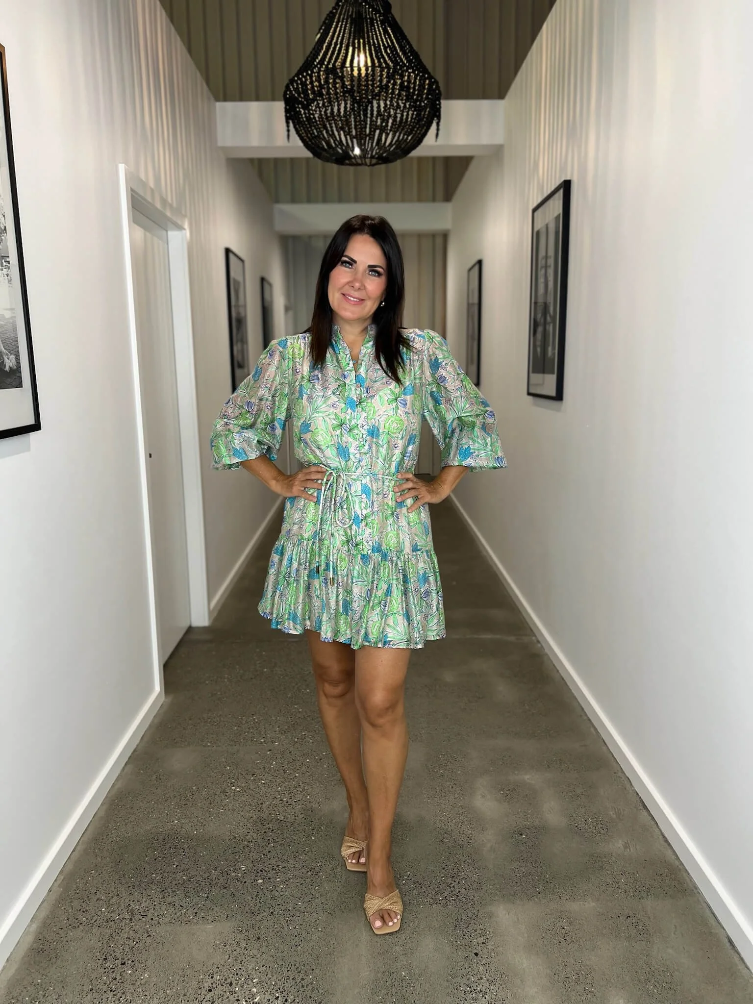 KSS-dress-hire-Kerry-Brownell-Lakeyo-greta-print-dress-green-short-2.jpeg
