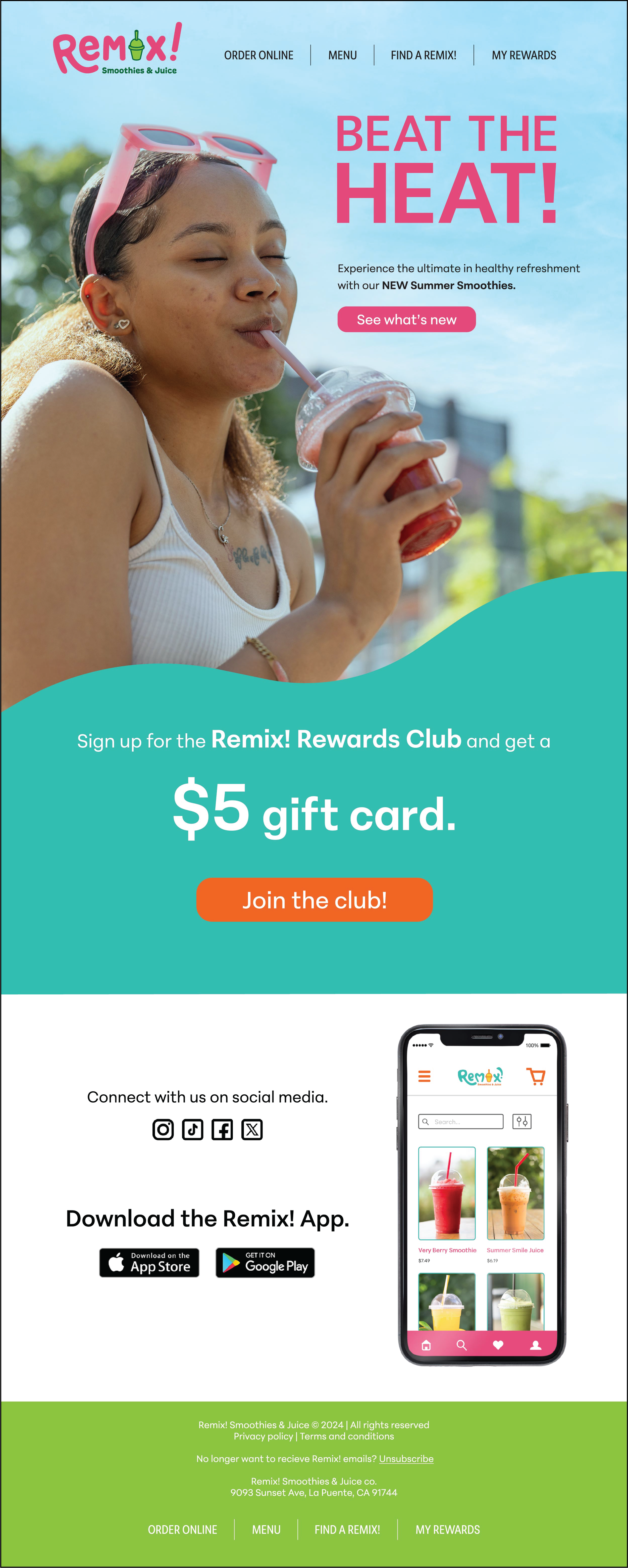 Beat The Heat Remix! Email