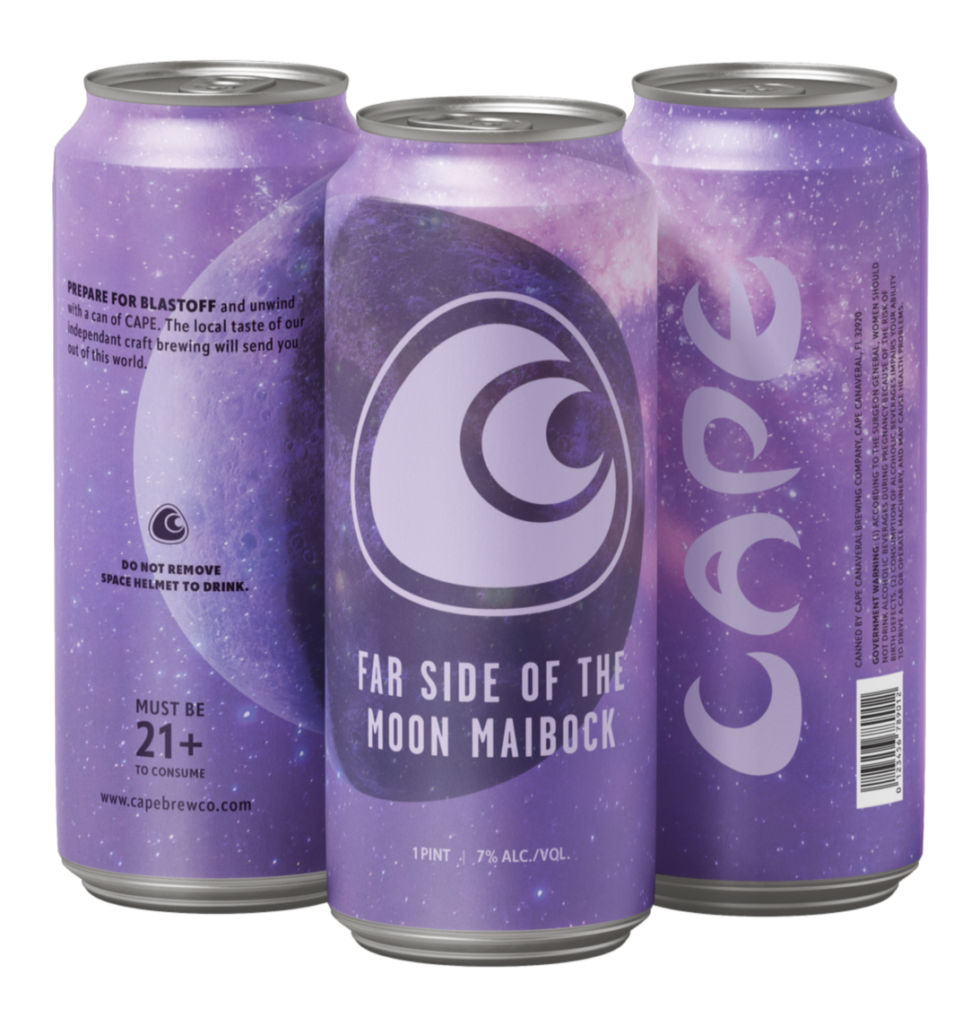 Far Side of the Moon Maibock CAPE Beer Can