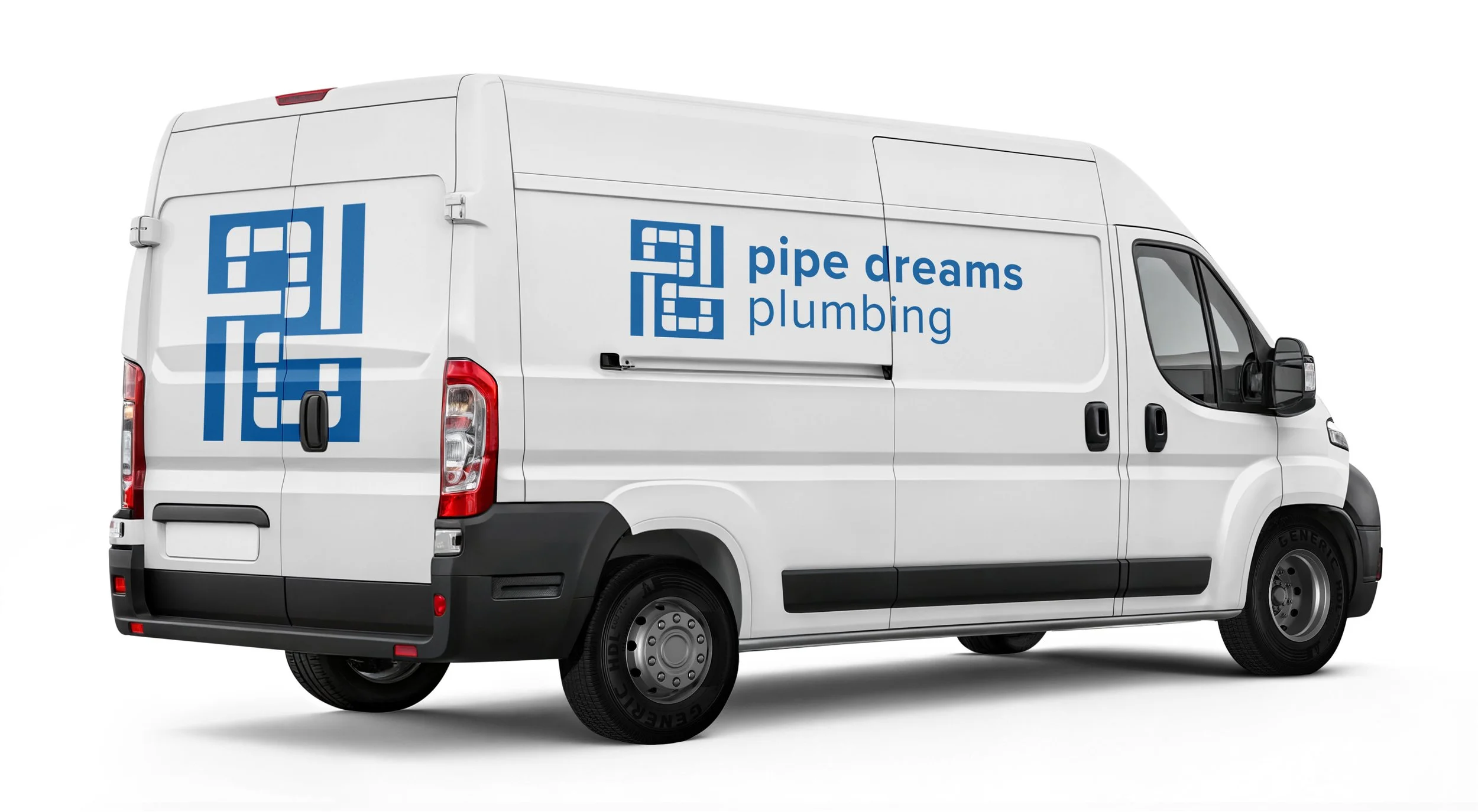 Pipe Dreams Plumbing work vehicle