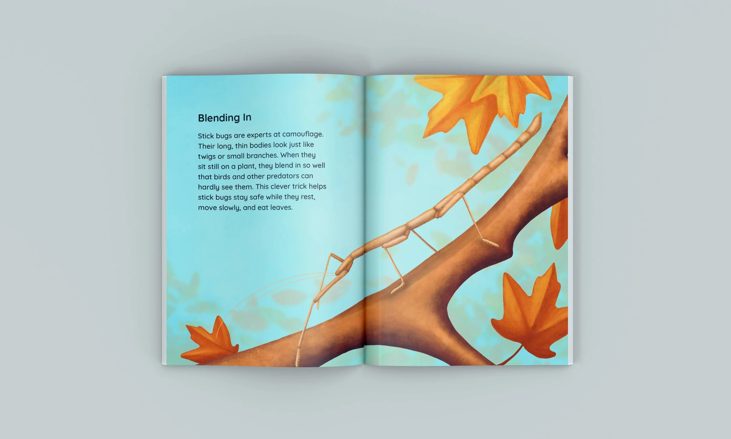 Blending In illustration
