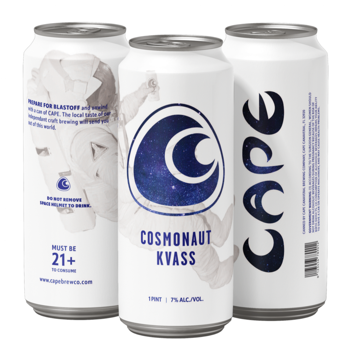 Cosmonaut Kvass CAPE Beer Can