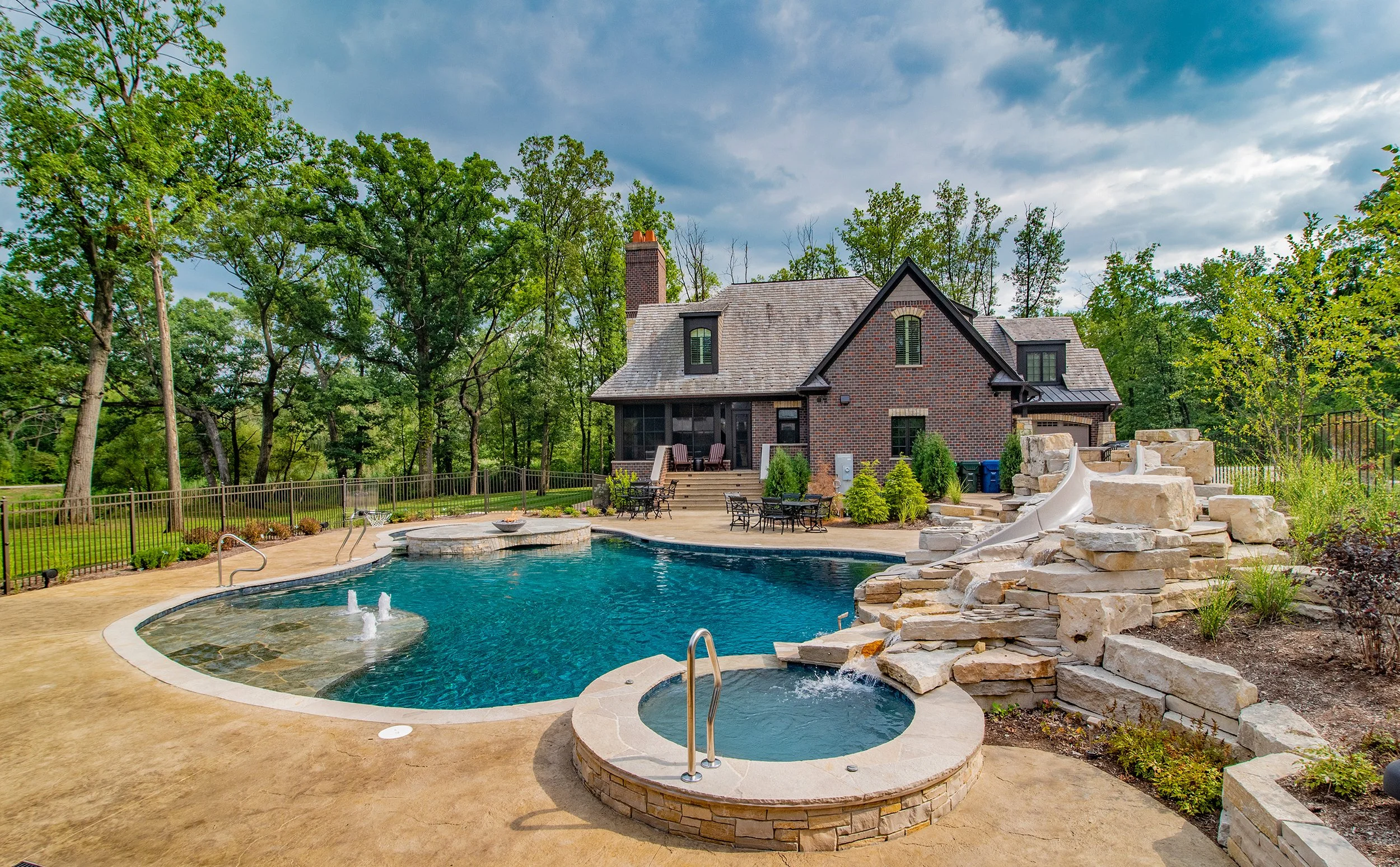 Inground Pool Construction | Bannockburn, IL | Barrington Pools ...