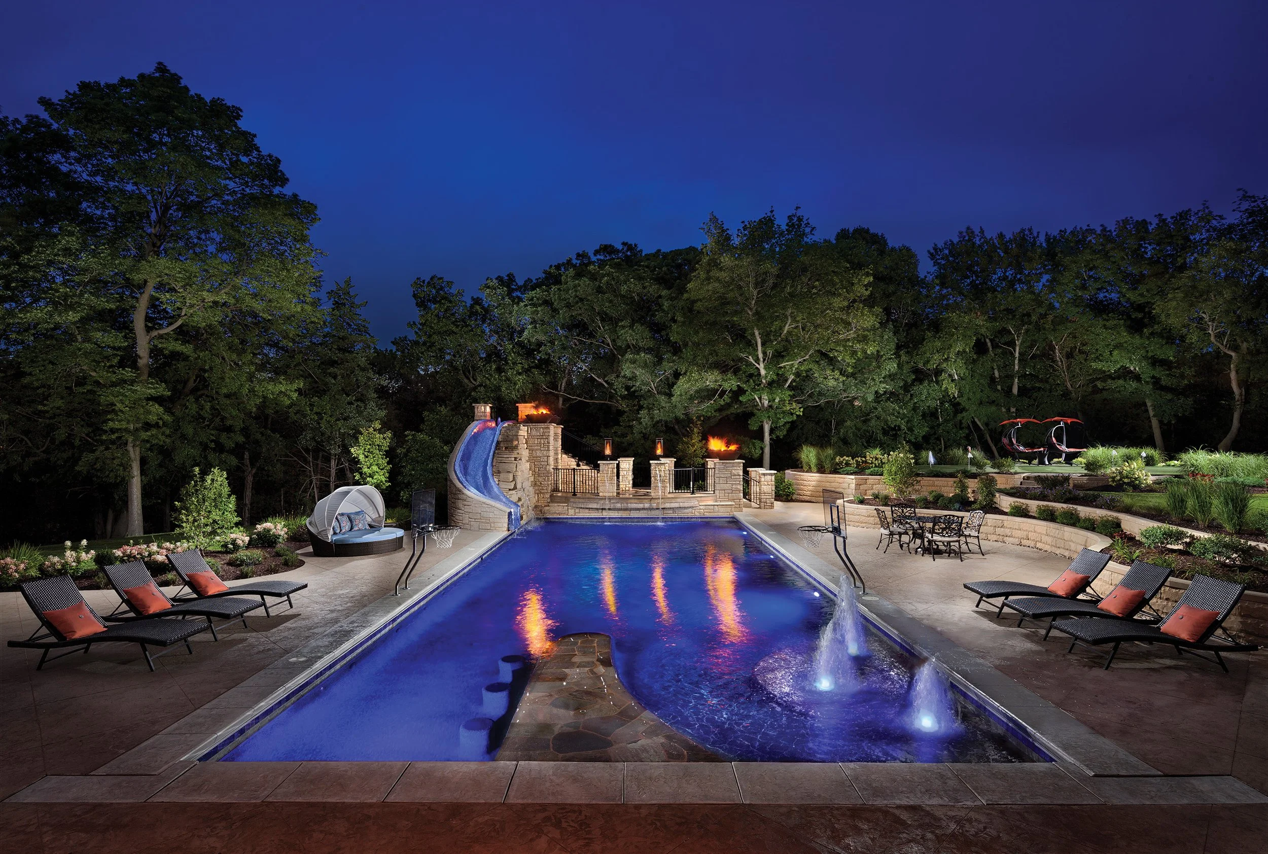 Inground Pool Construction | Flossmoor, IL | Barrington Pools ...