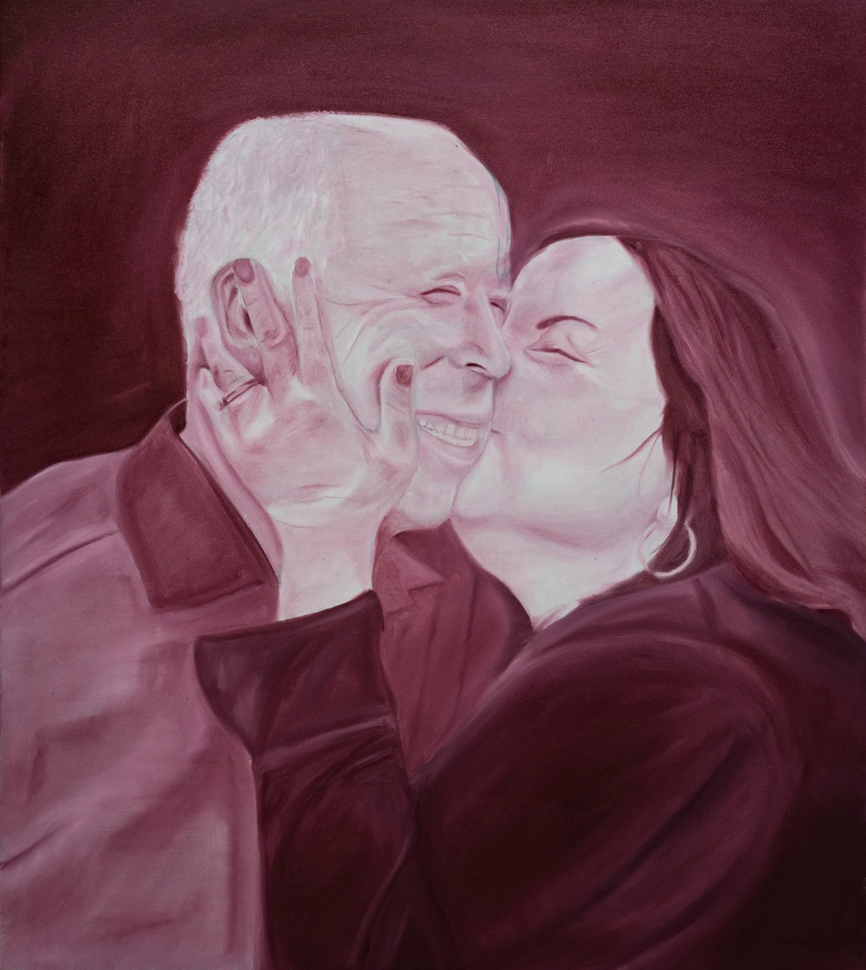 Cindy and Allen, 2026, oil on canvas, 81x91cm