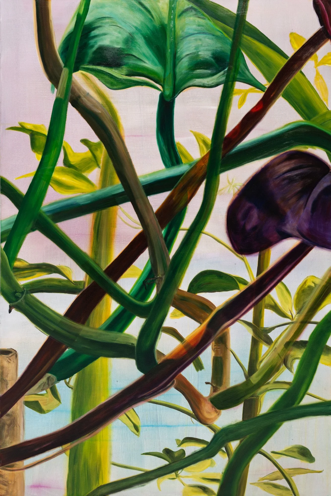 My Search in Between, 2026, oil on canvas, 102x152cm
