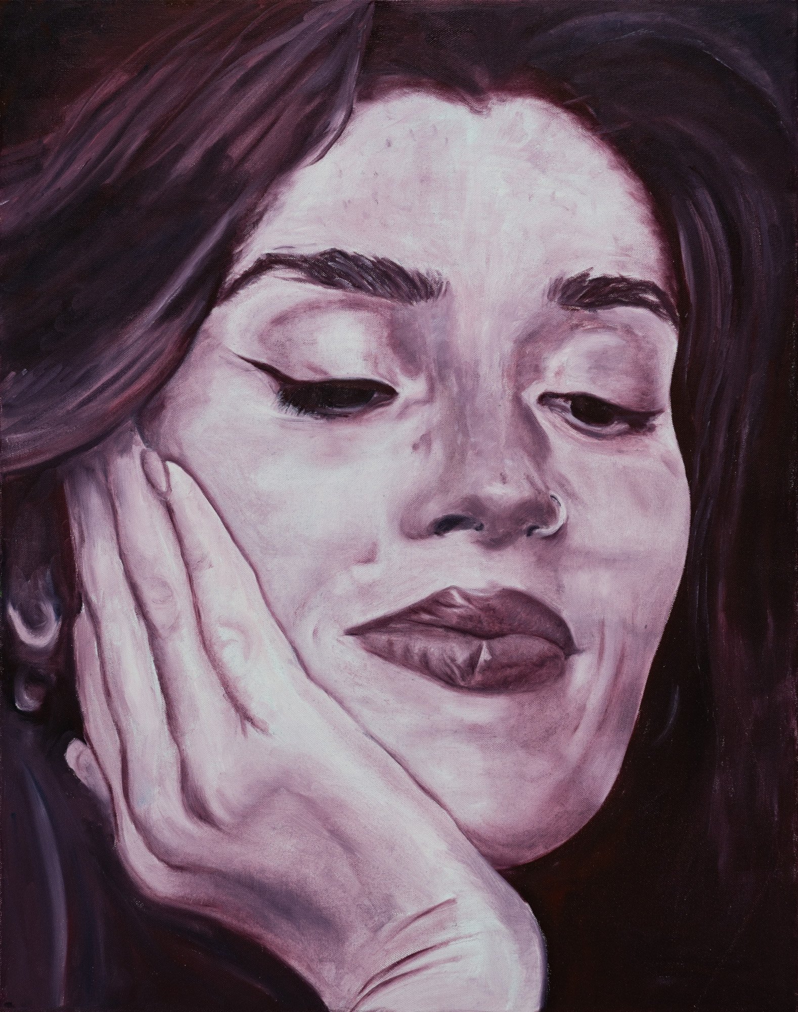 Leila. In the pursuit of Light, 2026, oil on canvas, 56x71 cm