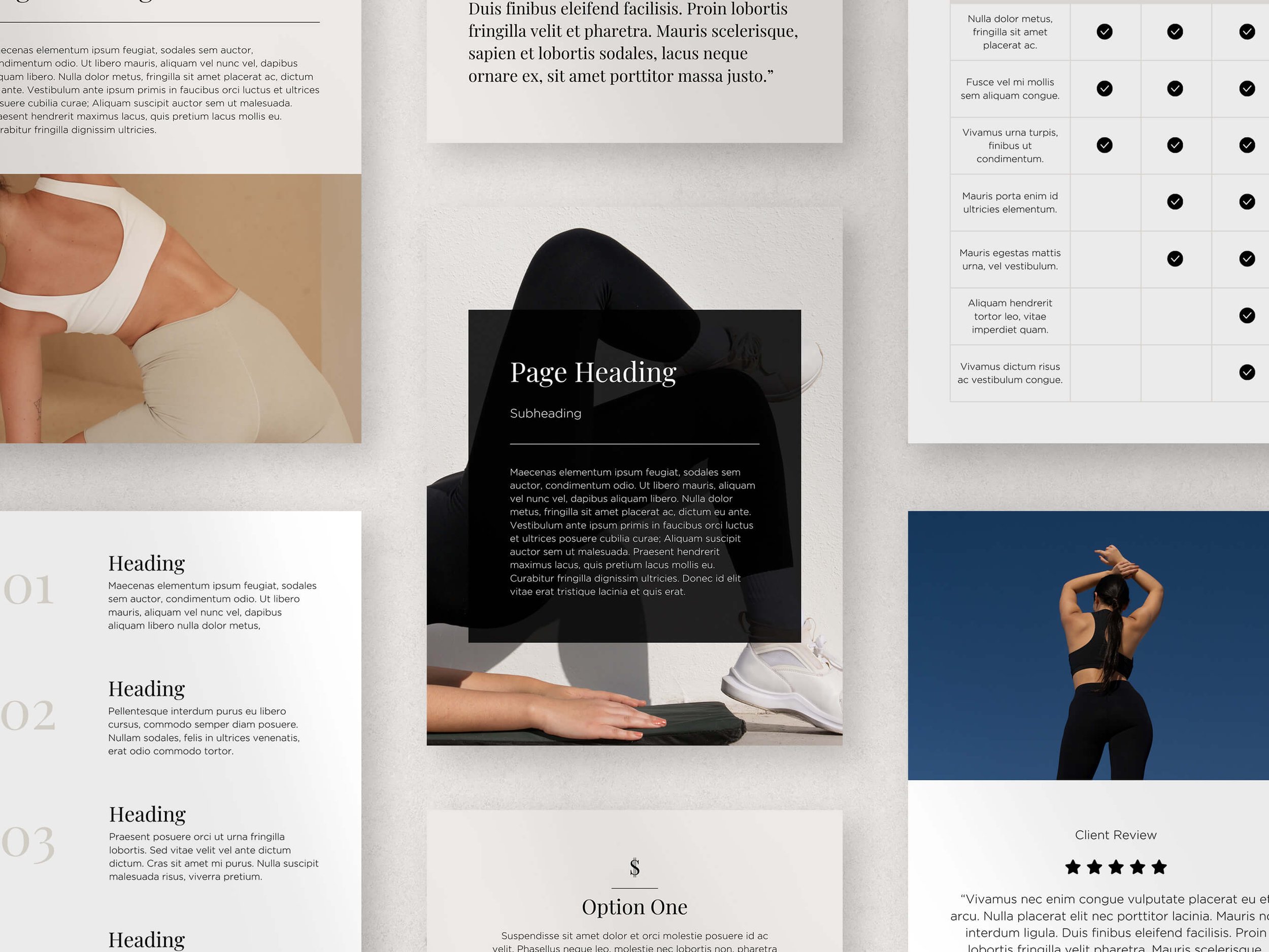 Clean and Contemporary Fitness E-Book Template