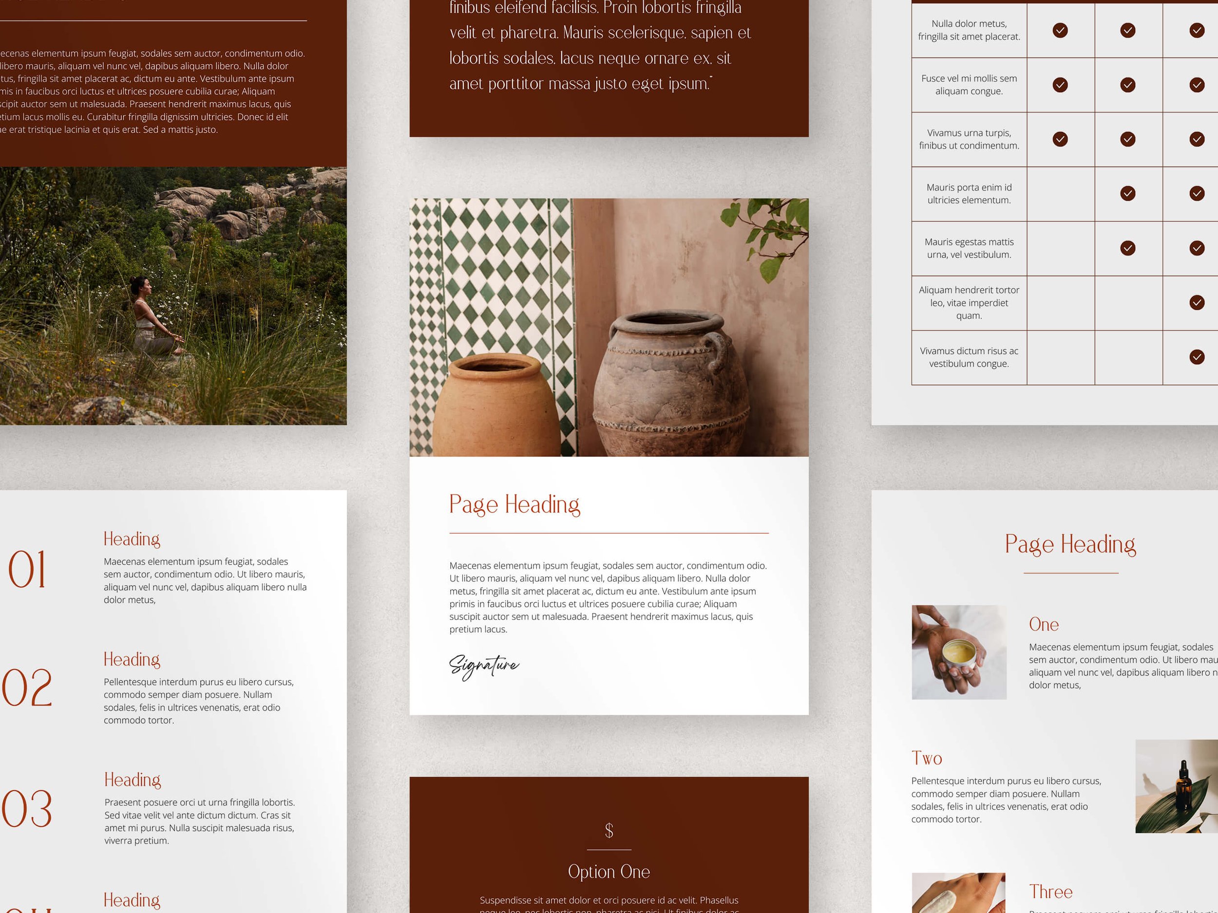 Retreat Brochure Template
