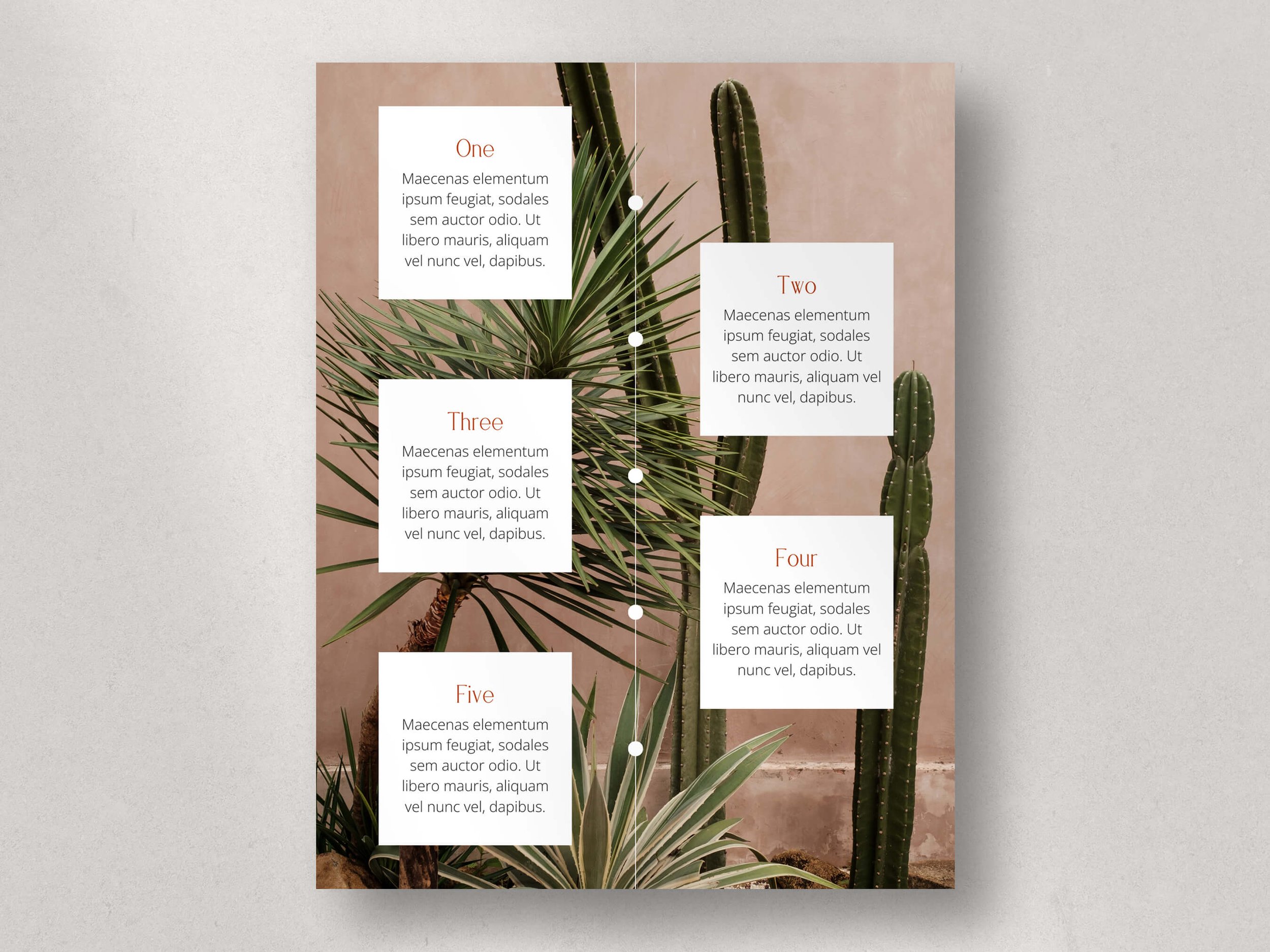 Digital Handouts for Luxury Escapes