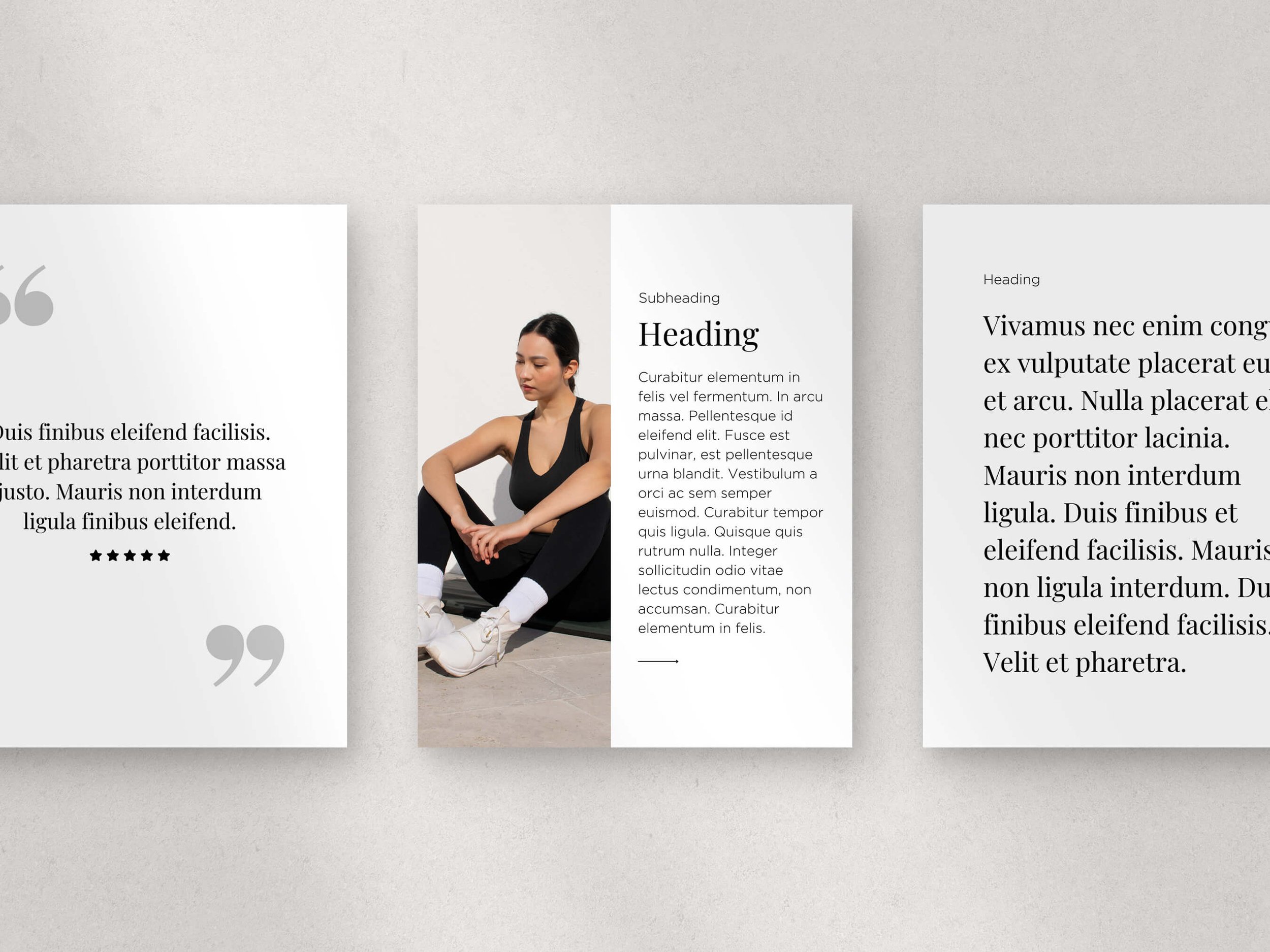 Social Media Posts for Health Fitness and Wellness Industry