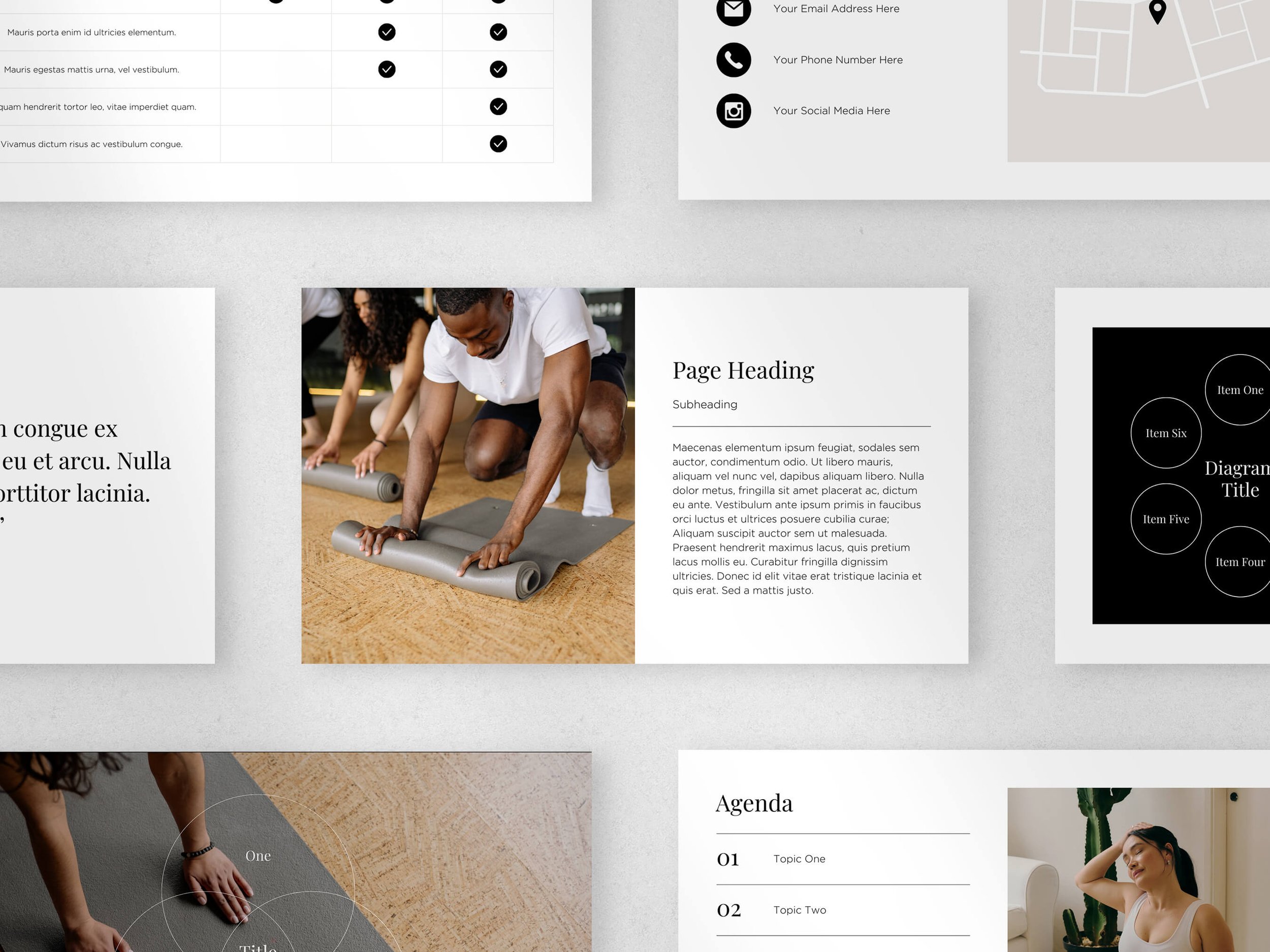 Booklet Design for Gym and Studio Owners