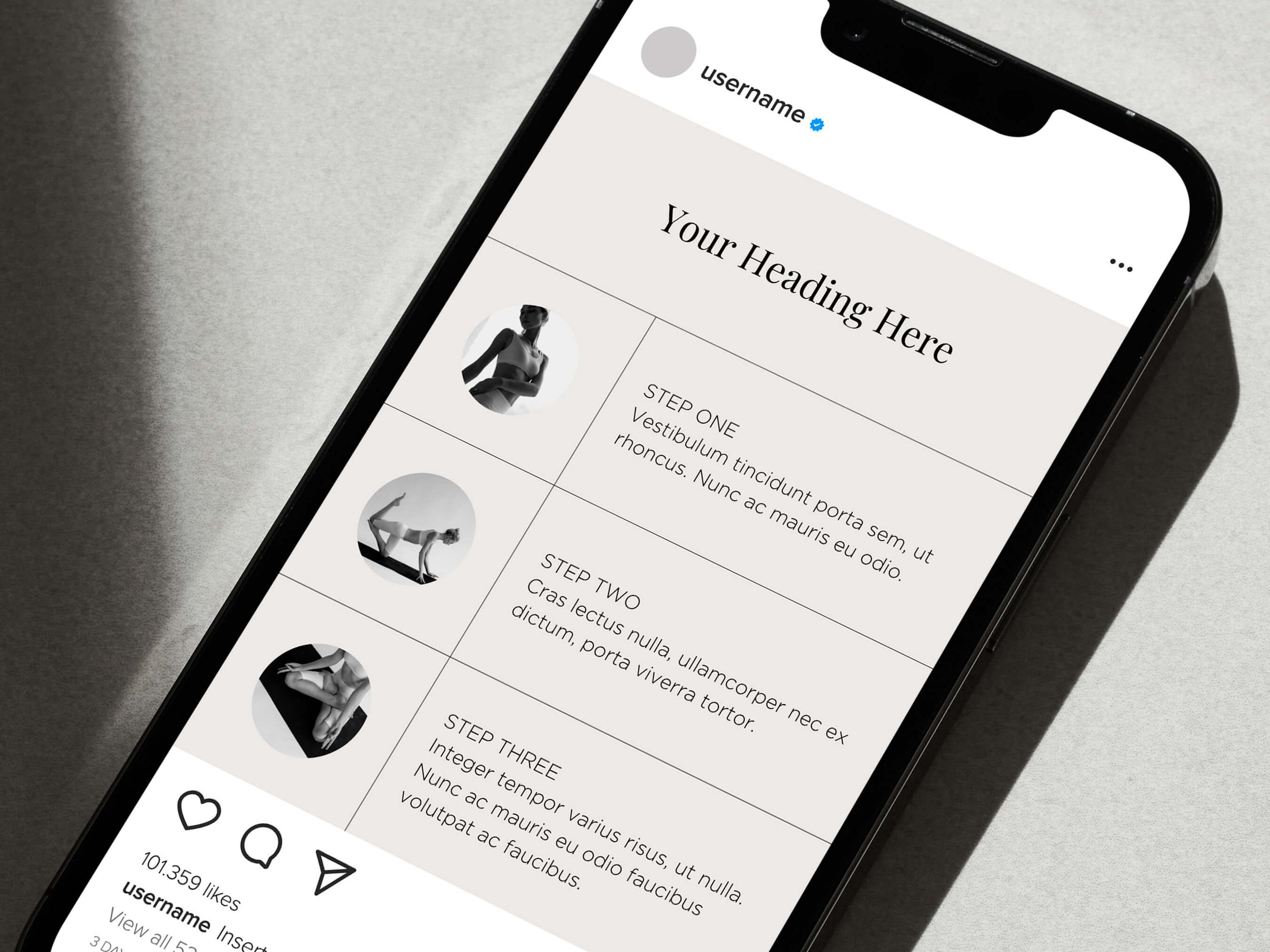 Fitness Themed Social Media Posts