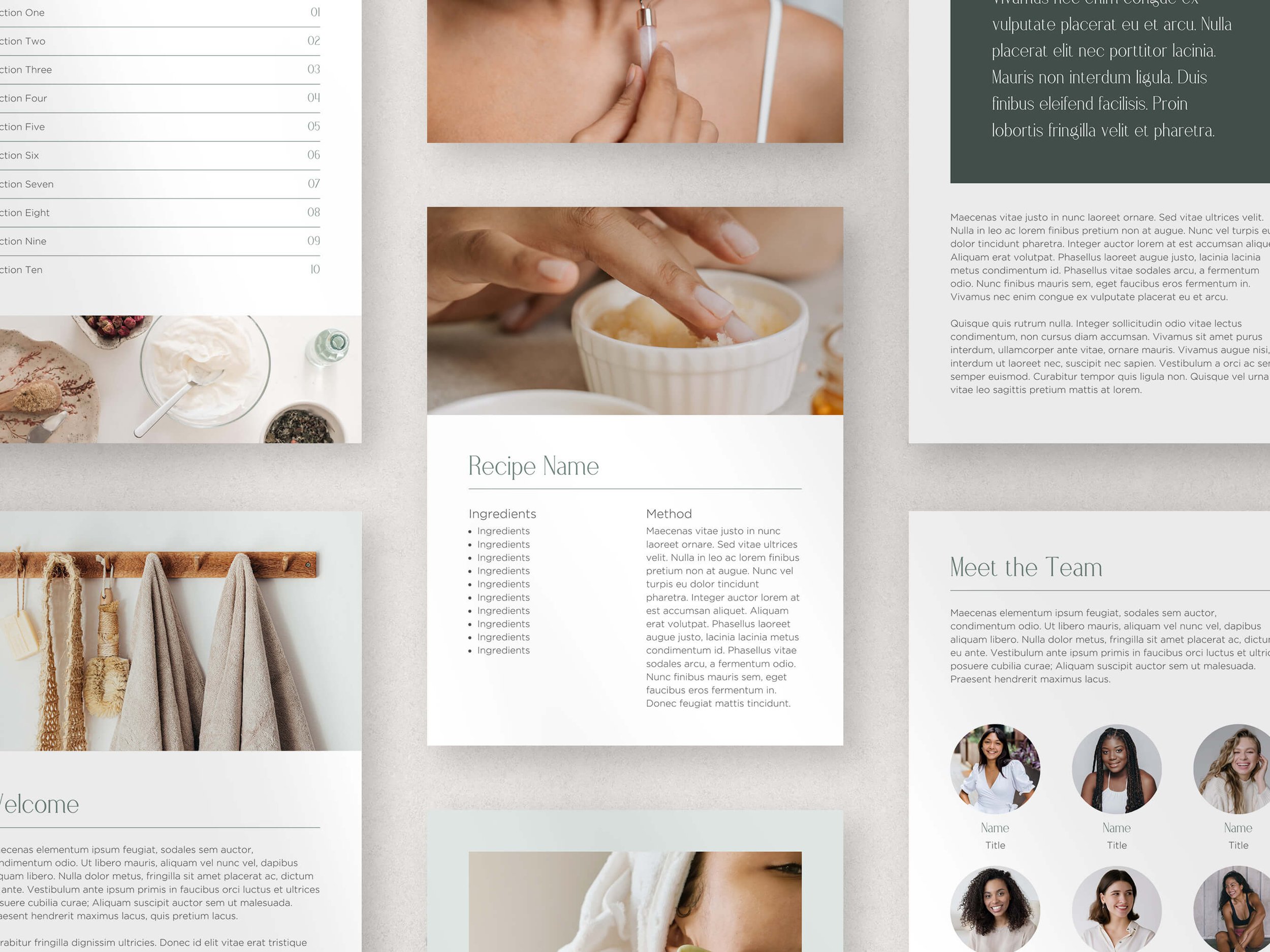 E-Book Design for Organic Skincare