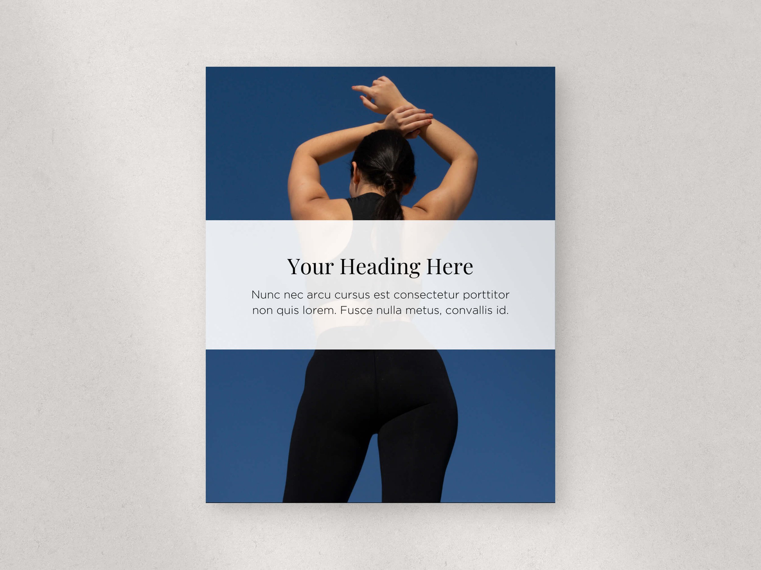 Social Media Templates with Fitness Images