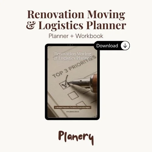 Pre-Renovation Moving & Logistics Planner