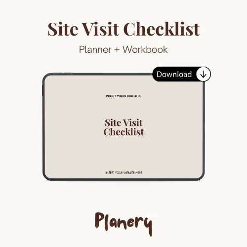 Site Visit Checklist Template