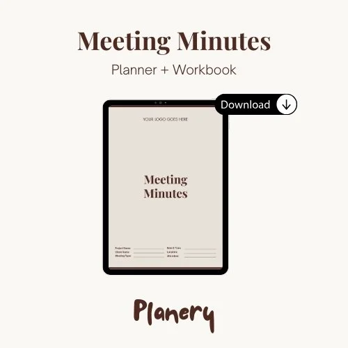 Meeting Minutes Template