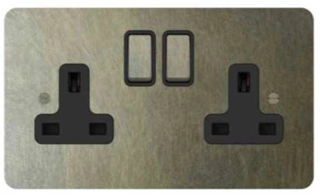 2 Gang 13A DP Switched Socket