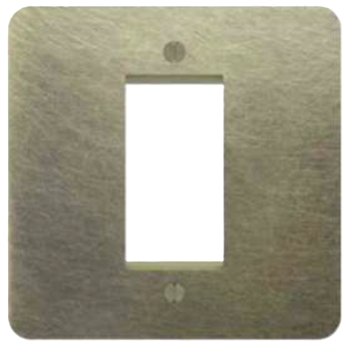 1 Gang 1 Module Plate