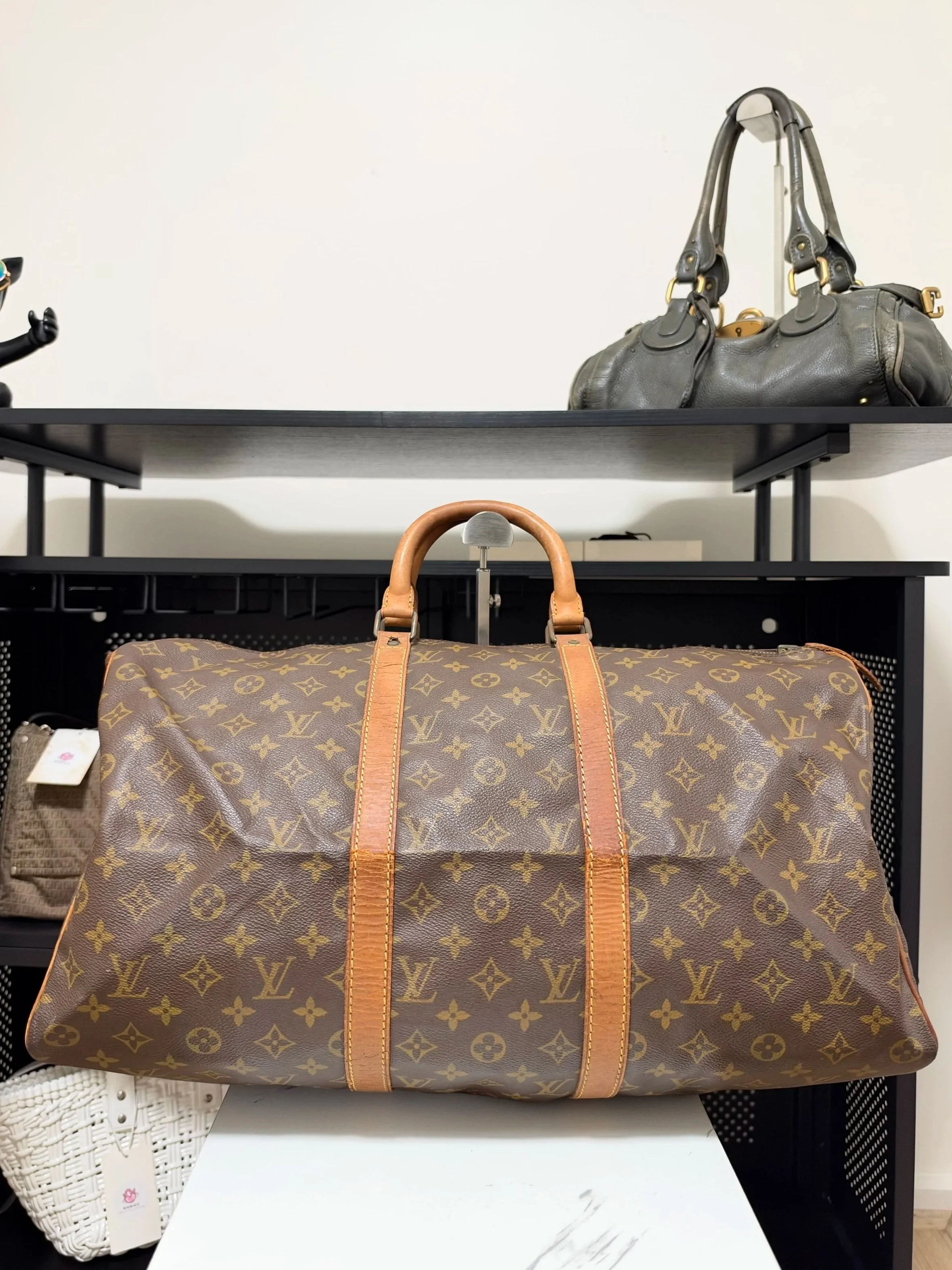 Louis Vuitton Classic Monogram Keepall 50 Travel Duffle Bag