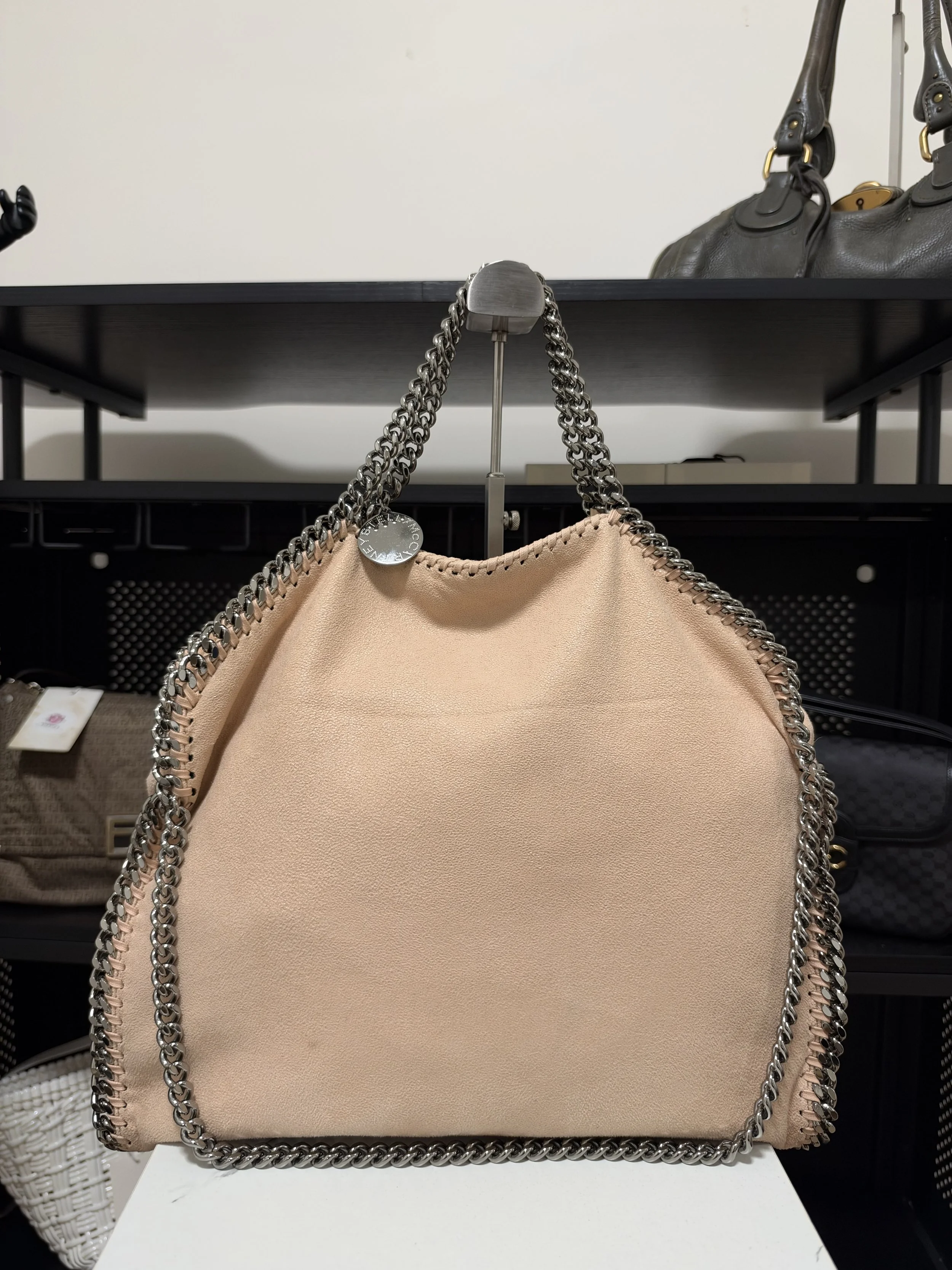 Stella McCartney Light Pink Falabella Large Tote