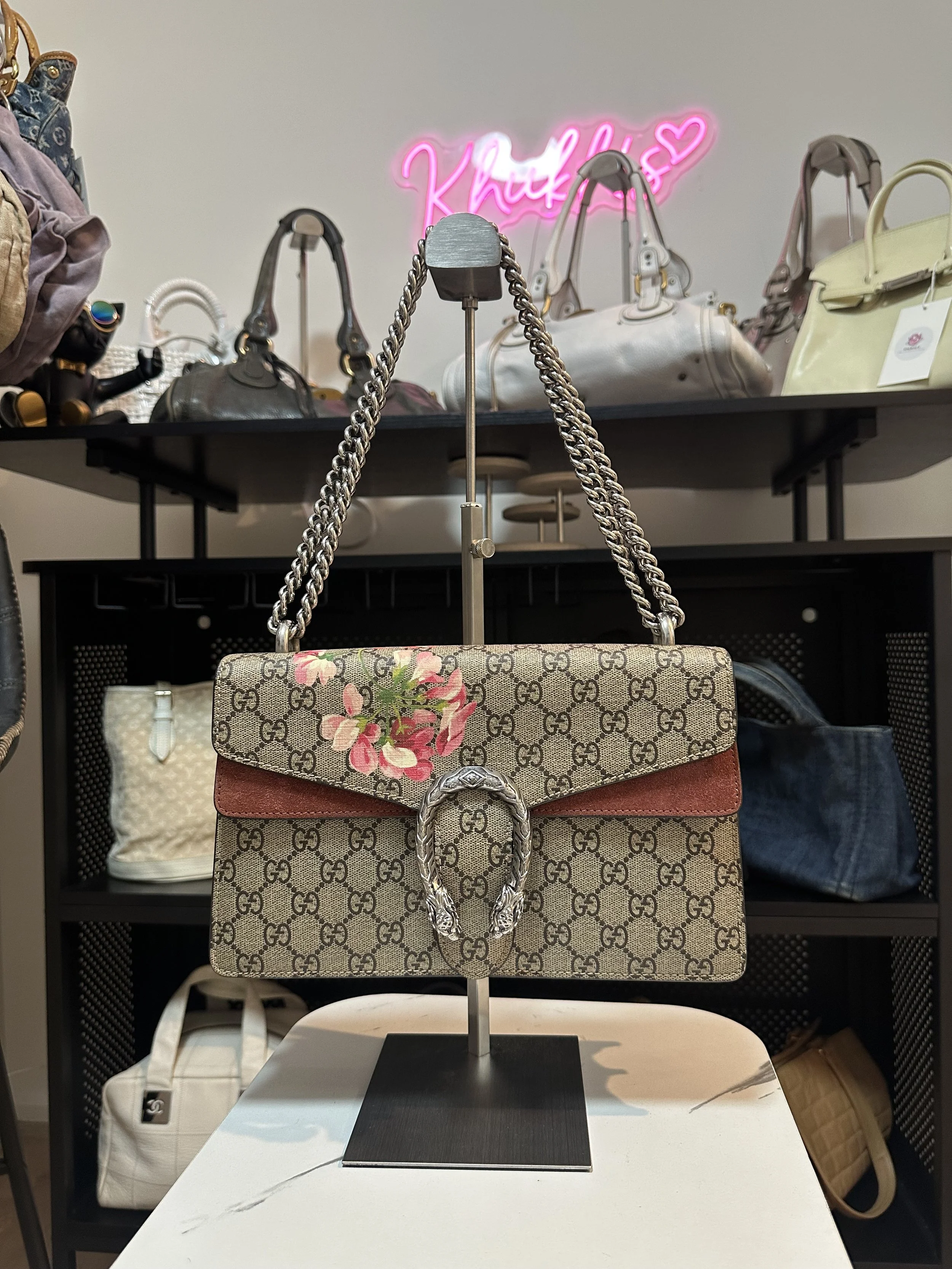 Gucci Floral Bloom Dionysus GG Shoulder Bag