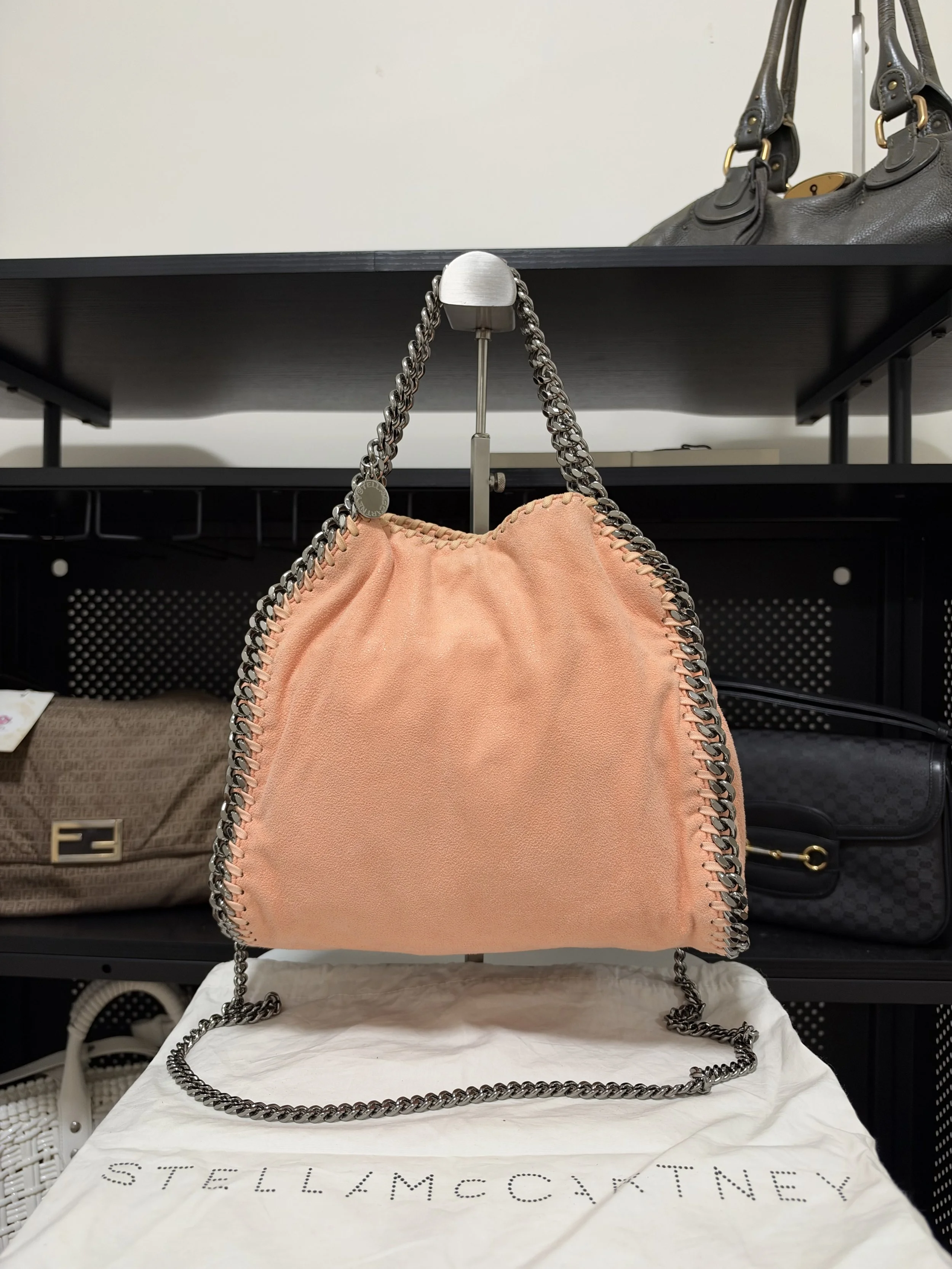 Stella McCartney Salmon Pink Falabella Mini Tote