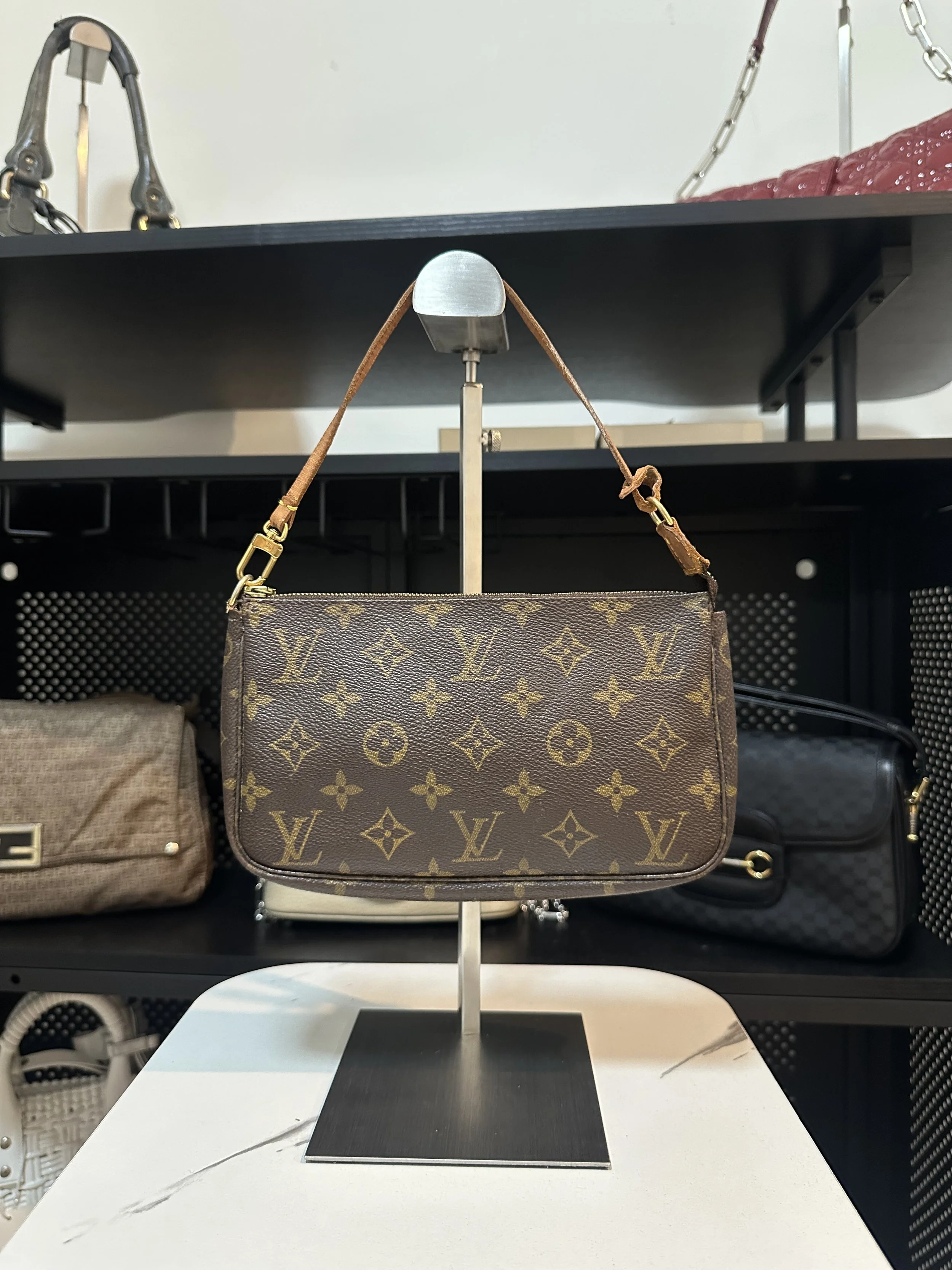Louis Vuitton Classic Monogram Pochette Pouch