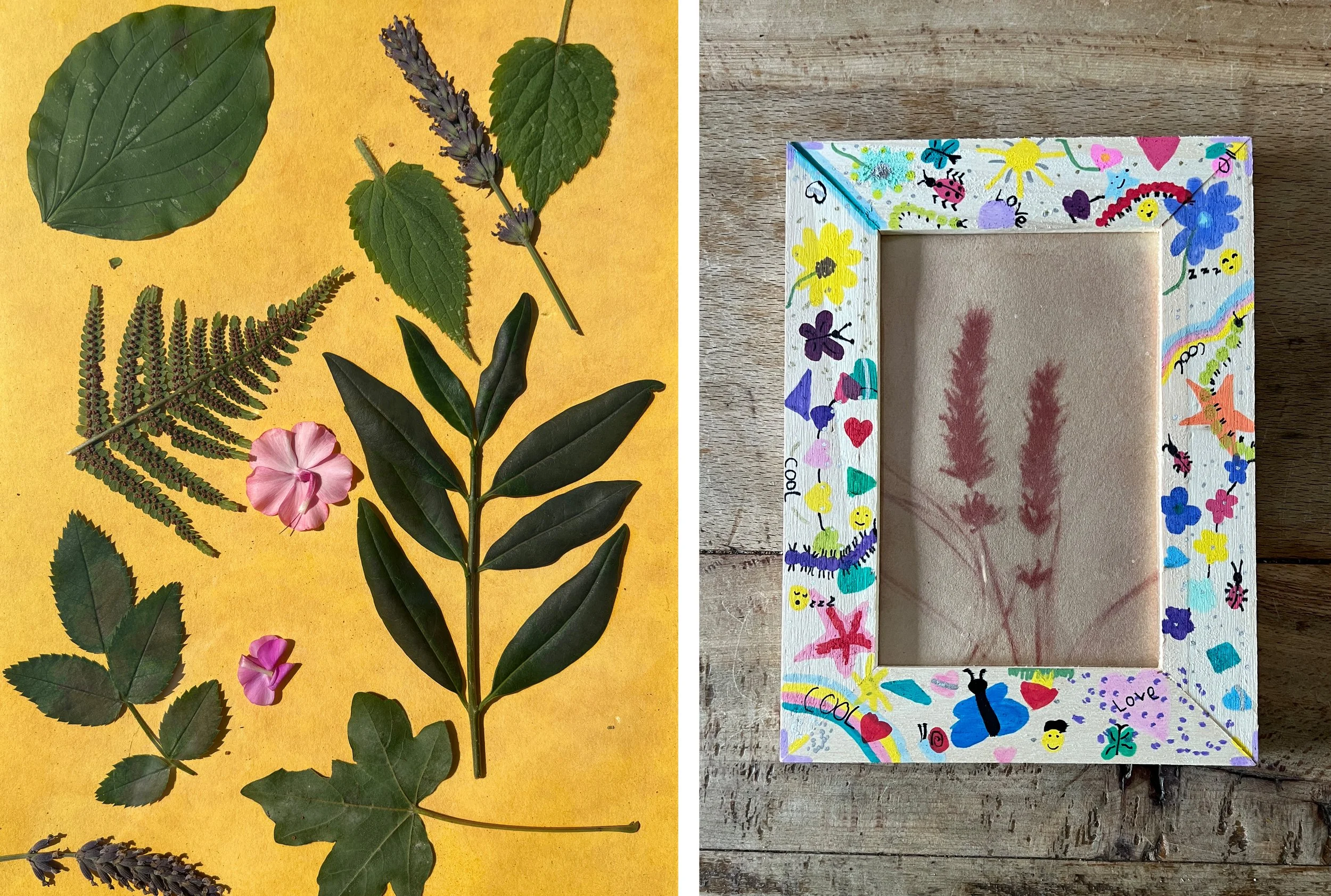 Sonnenprints mit Kurkuma – Sommermomente mit Kindern festhalten
