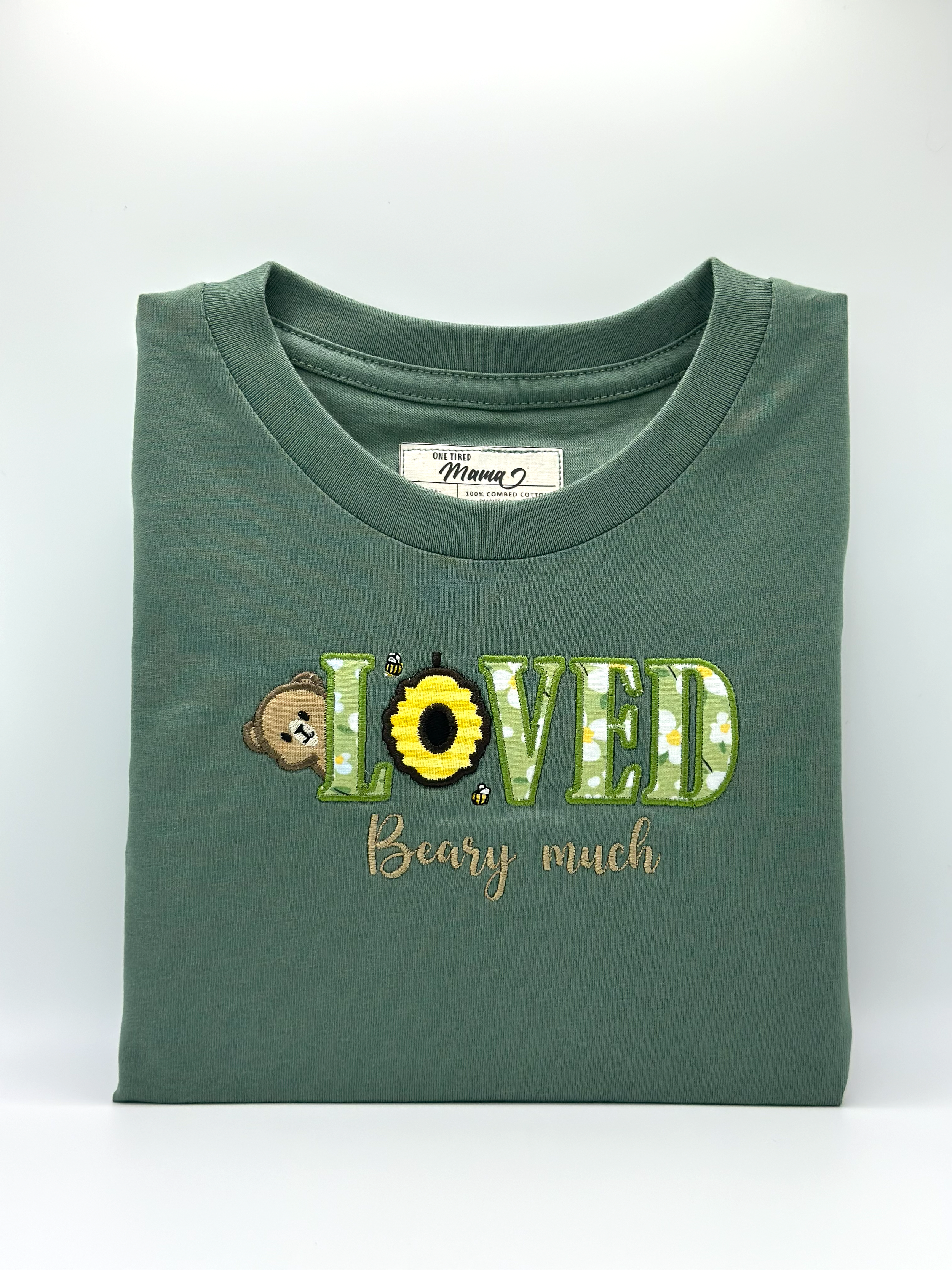 Loved Beary Much Applique Toddler Tee