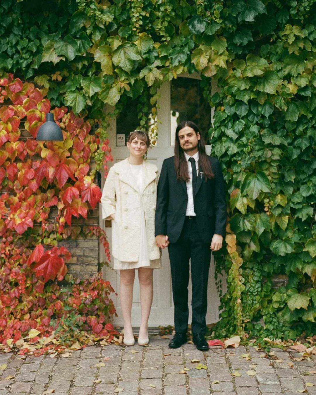 Copenhagen elopement photographed fully on film. I couldn&rsquo;t have wished for a more trusting, analog-loving duo. And film loved them right back. 🖤