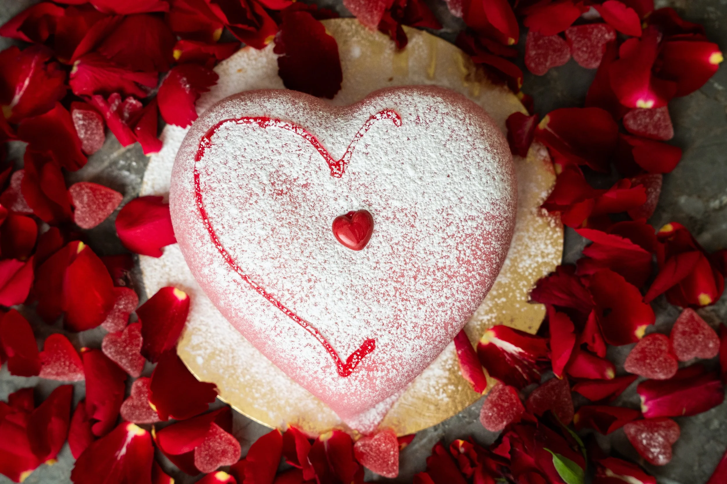 Alla hjärtans dag tårta