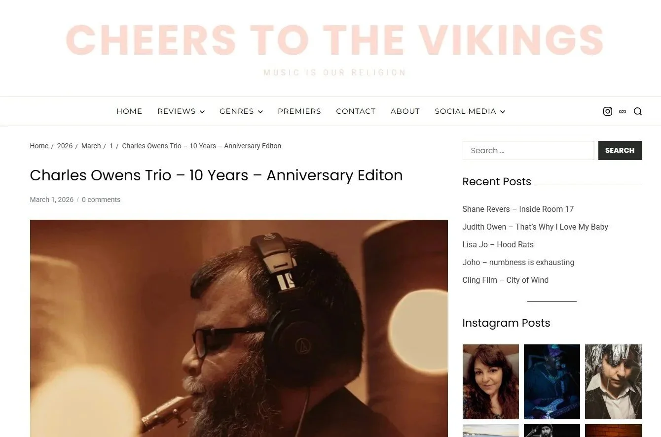 Cheers To The Vikings Reviews Charles Owens Trio