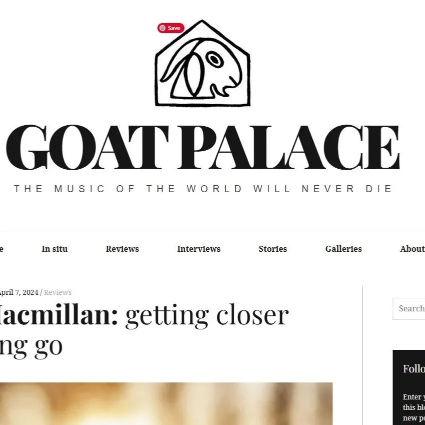 Goat Palace Talks To Nan Macmillan