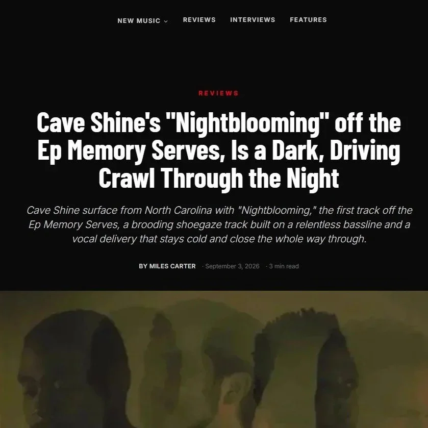 The Cage Magazine Reviews 'Nightblooming' by Cave Shine